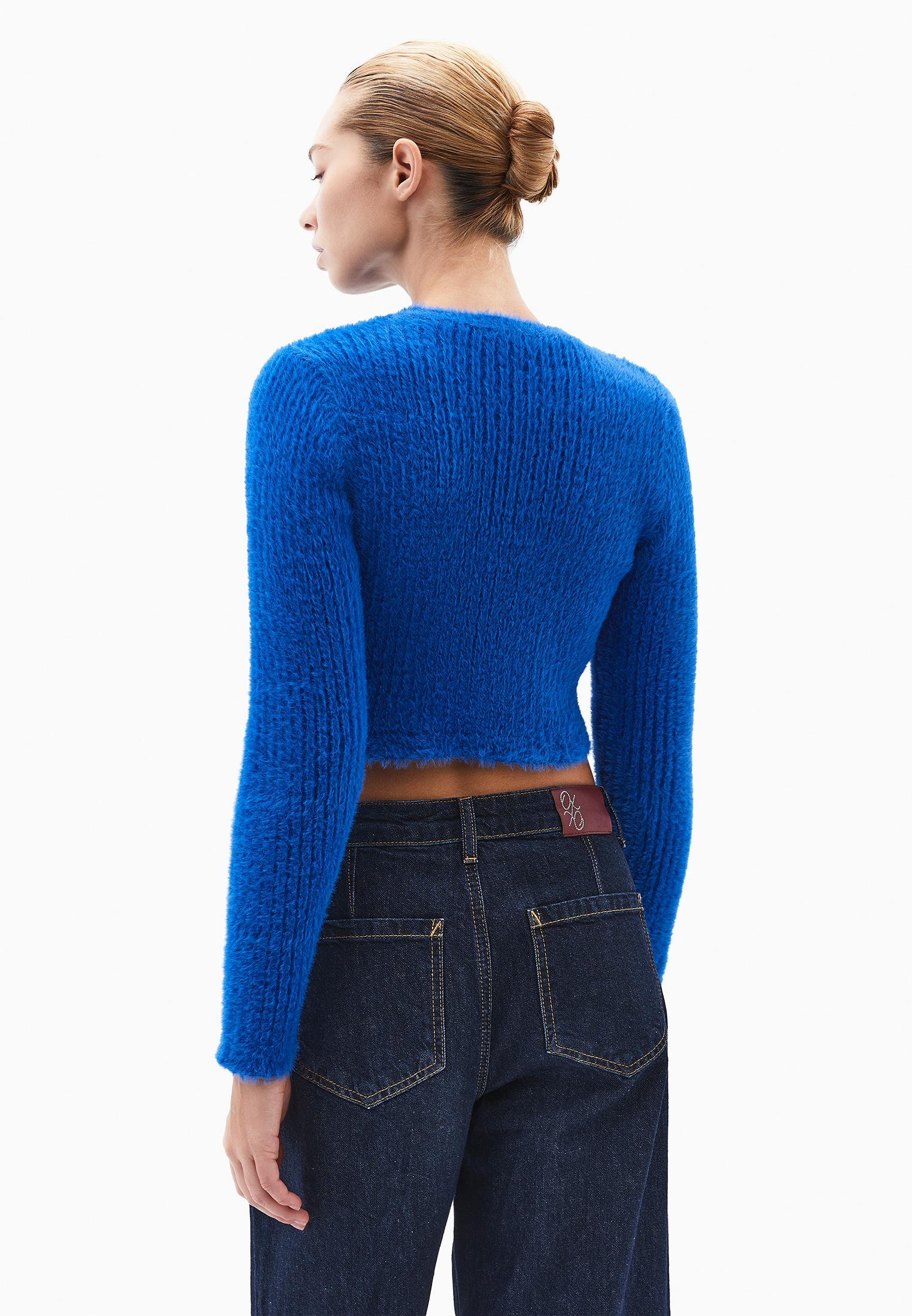 Crew Neck Long Sleeve Sweater - DAPHNE