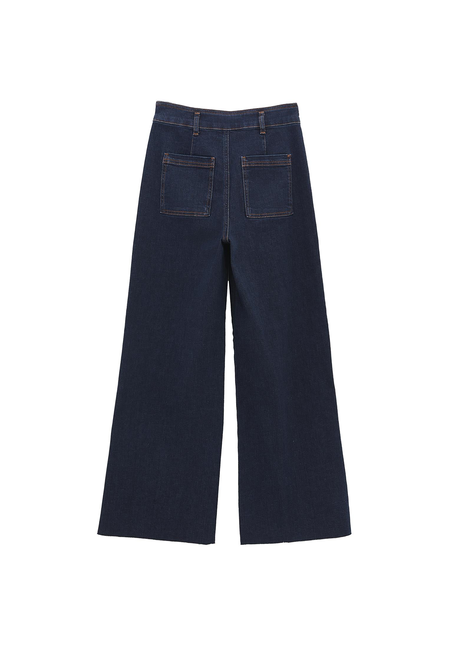 Pants - DARK BLUE DENIM