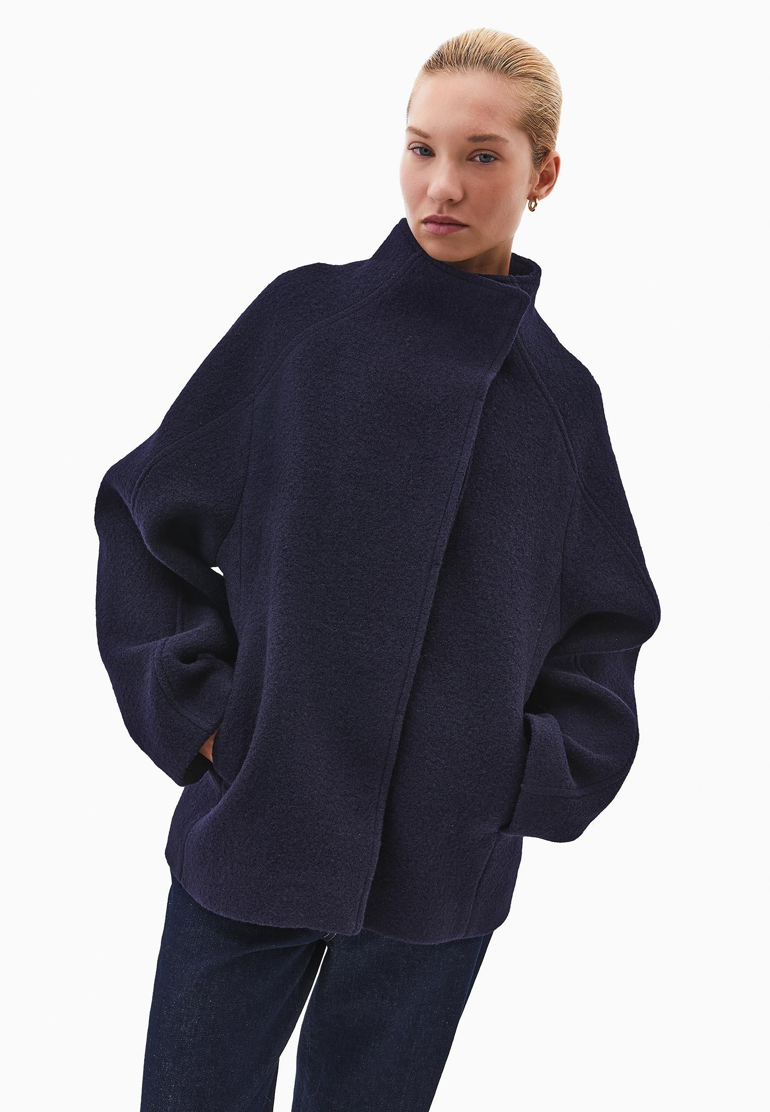 Buklet Oversize Standard Coat - DARK NAVY