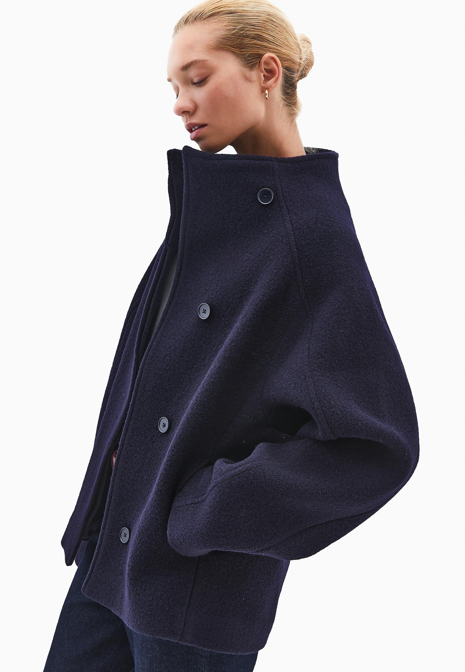 Buklet Oversize Standard Coat - DARK NAVY