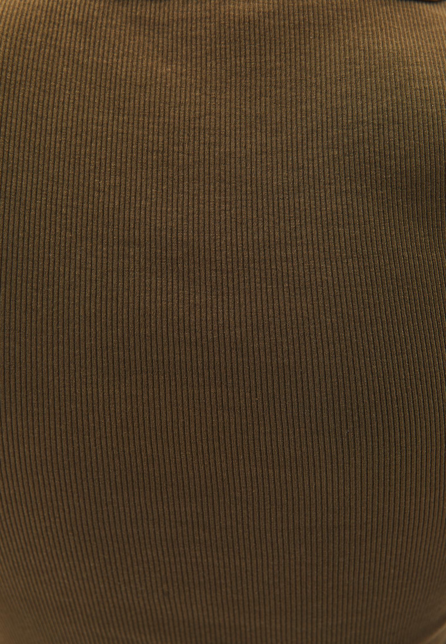 Square Neck Bodycon Tank Top - DARK OLIVE