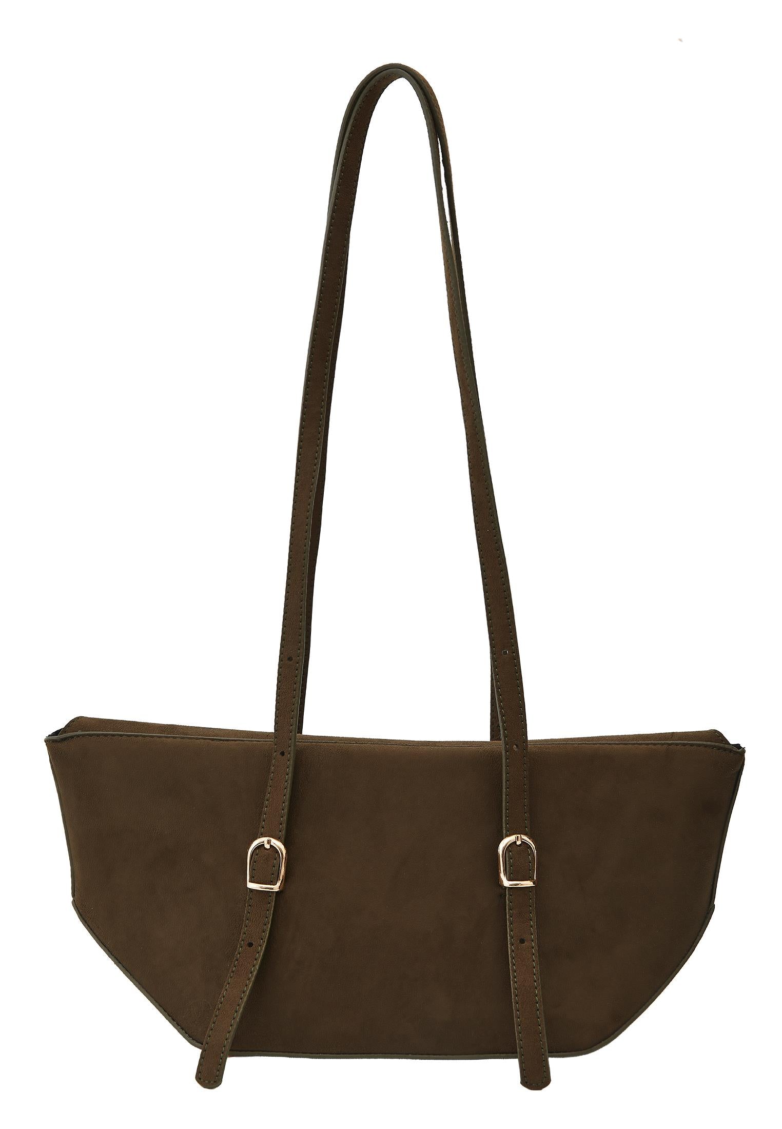 Autumn Season Outfit Complementary Bag - DARK OLIVE