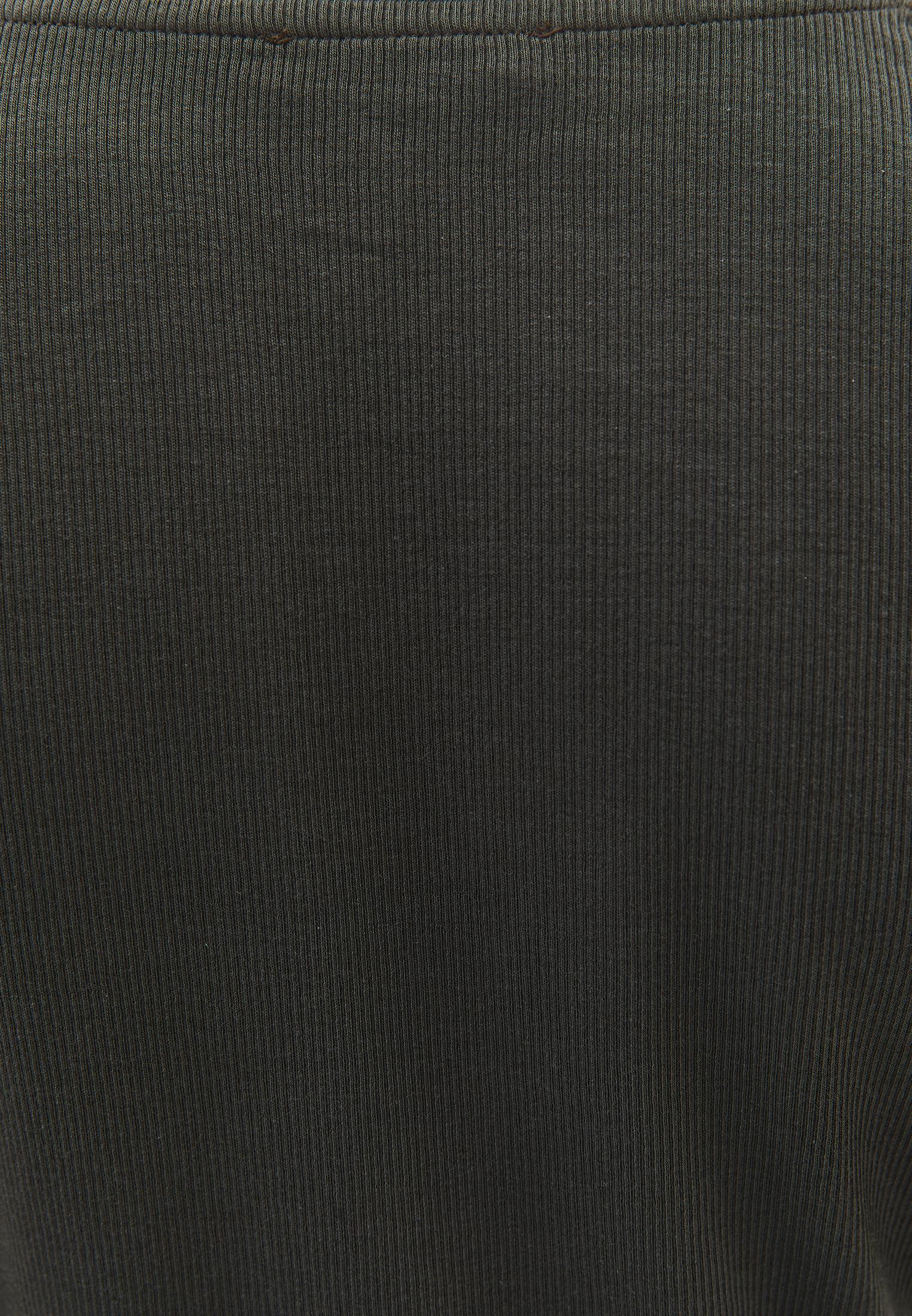 Short Sleeve T-Shirt With Button Detail - DEEP DEPTHS
