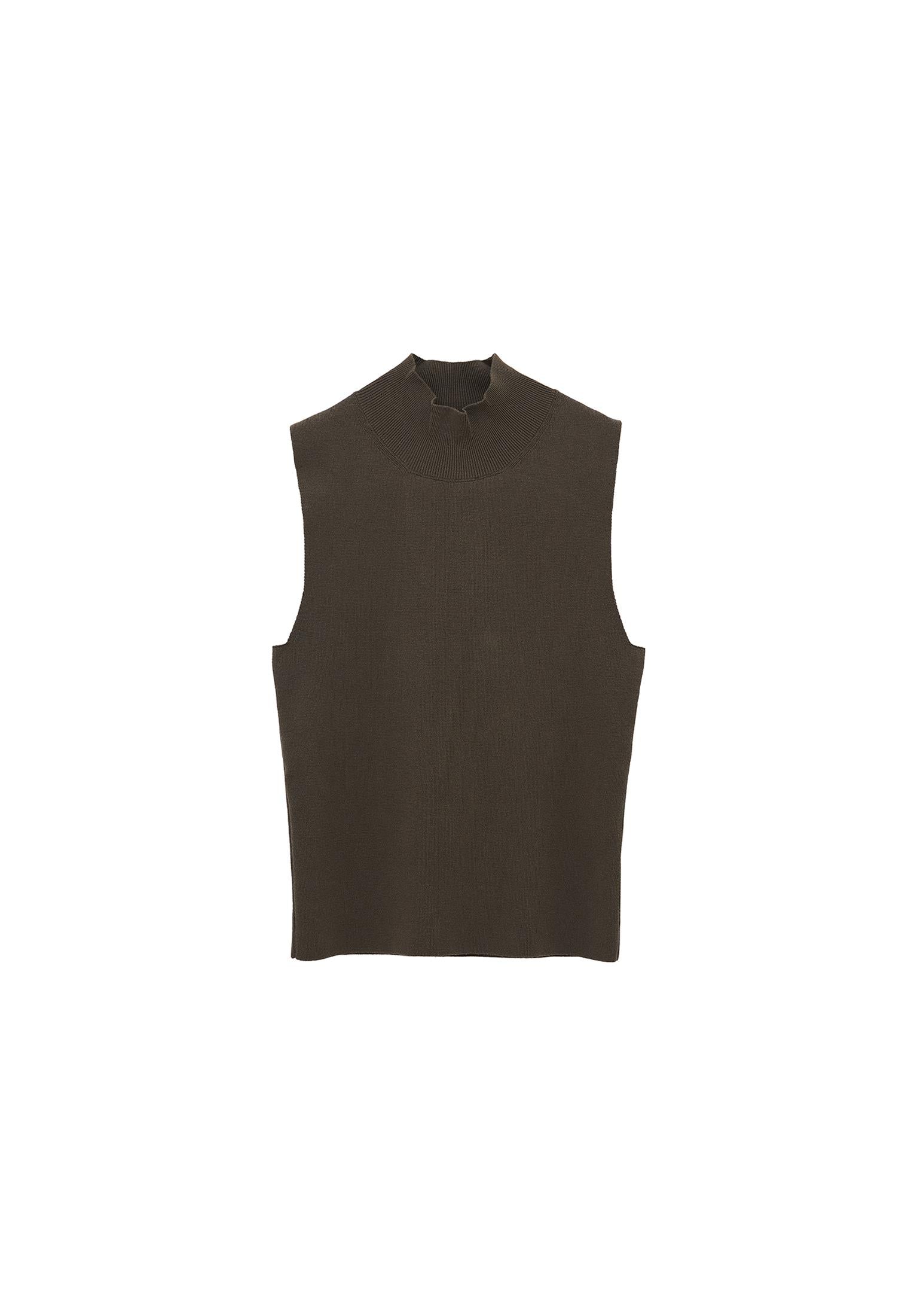 High Neck Tank Top - DEEP DEPTHS