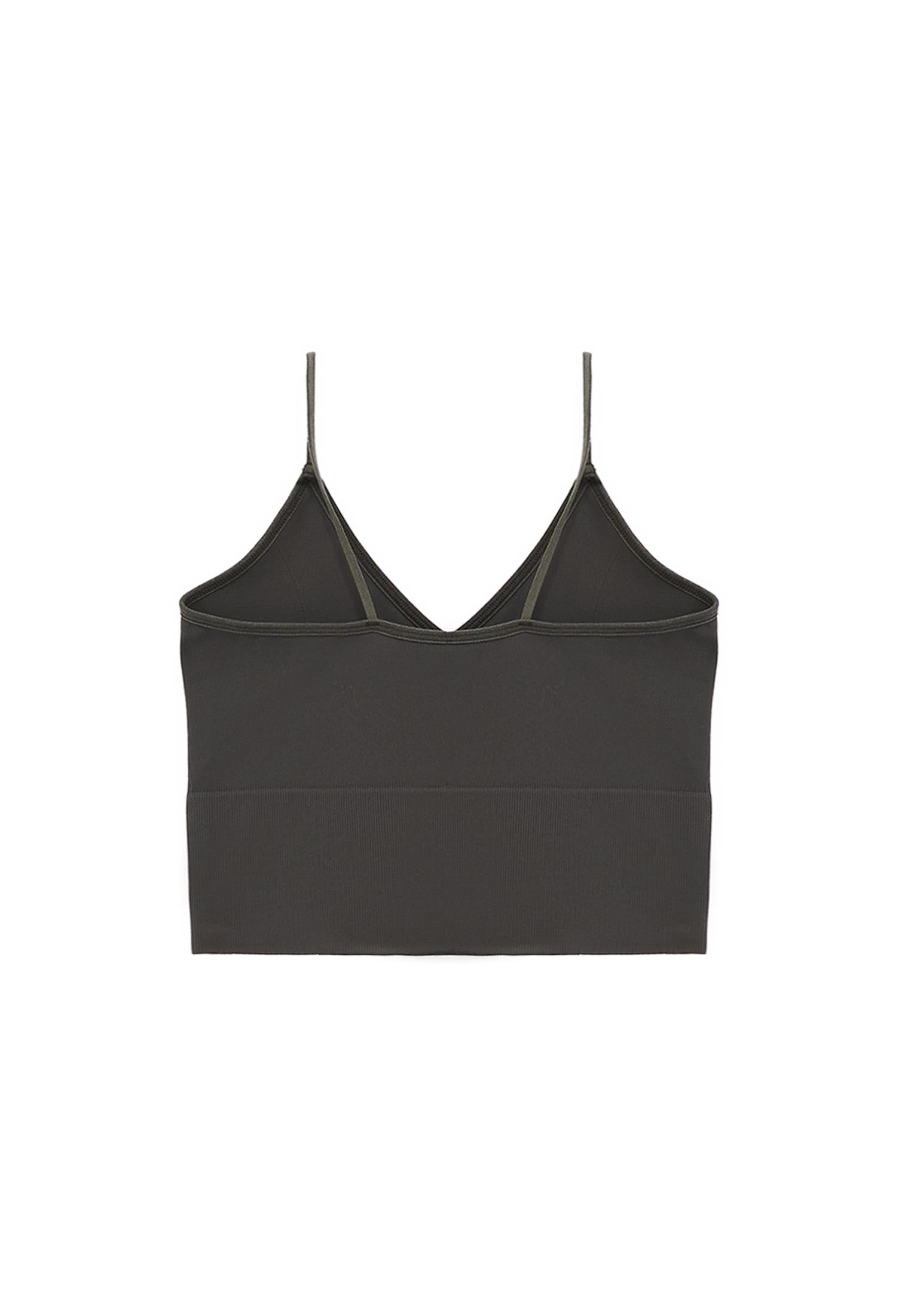 Seamless V Neck Tank Top - DEEP DEPTHS