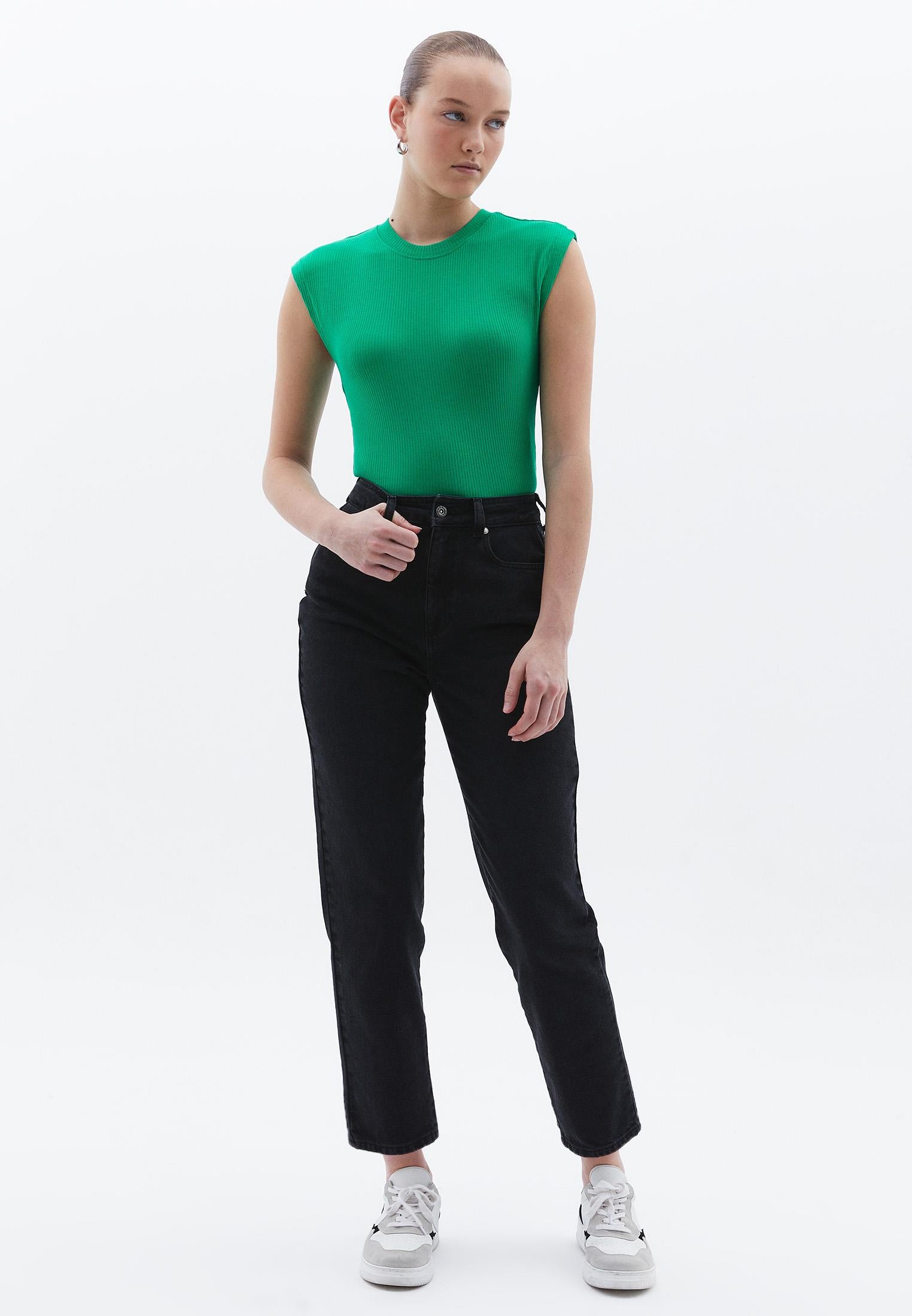 Slim Fit Short Sleeve T-Shirt - DEEP MINT