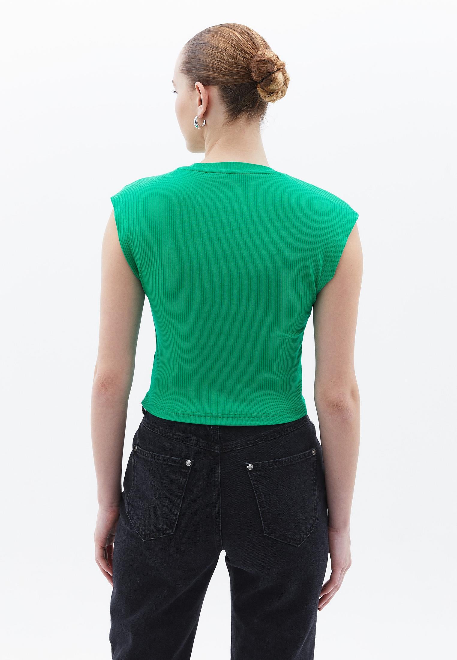 Slim Fit Short Sleeve T-Shirt - DEEP MINT