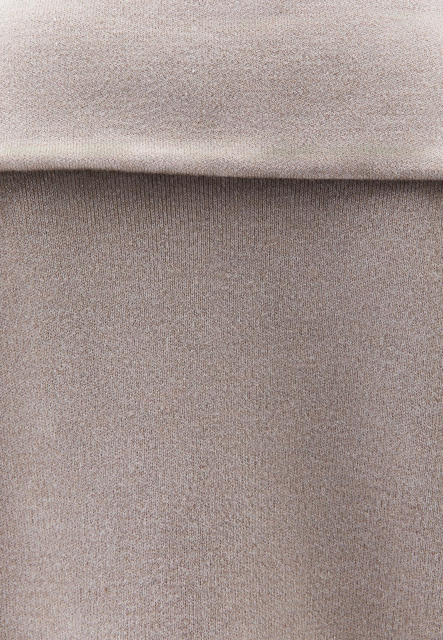 Polo Neck Viscose Sweater - DESERT TAUPE
