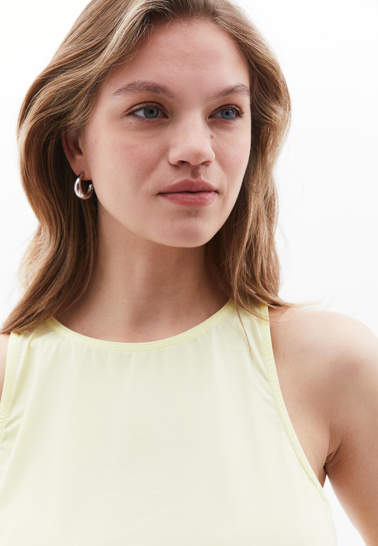 Loose Halter Neck Tank Top - ELFIN YELLOW