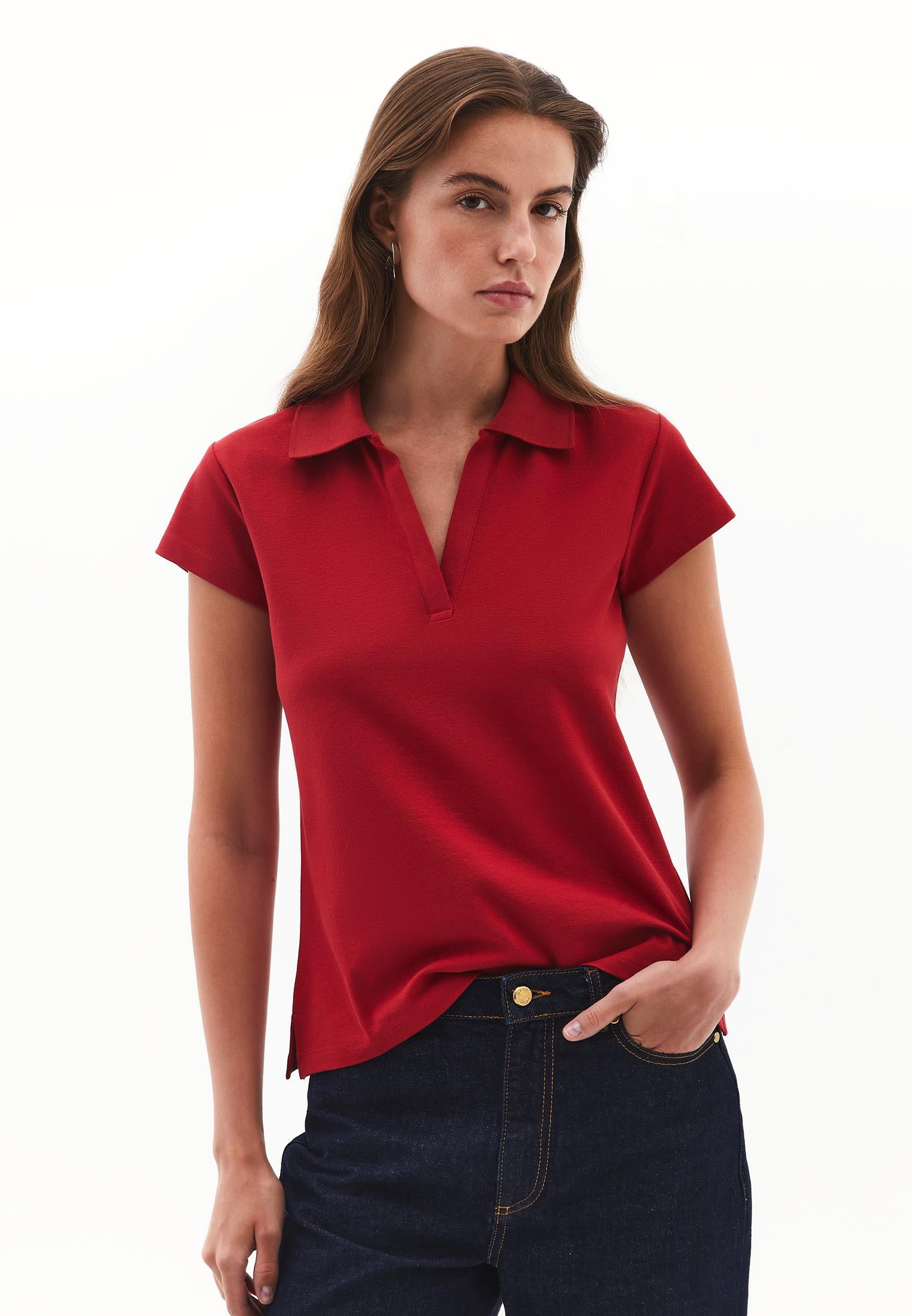 Polo Collar Short Sleeve Standard T-Shirt - EMBOLDENED