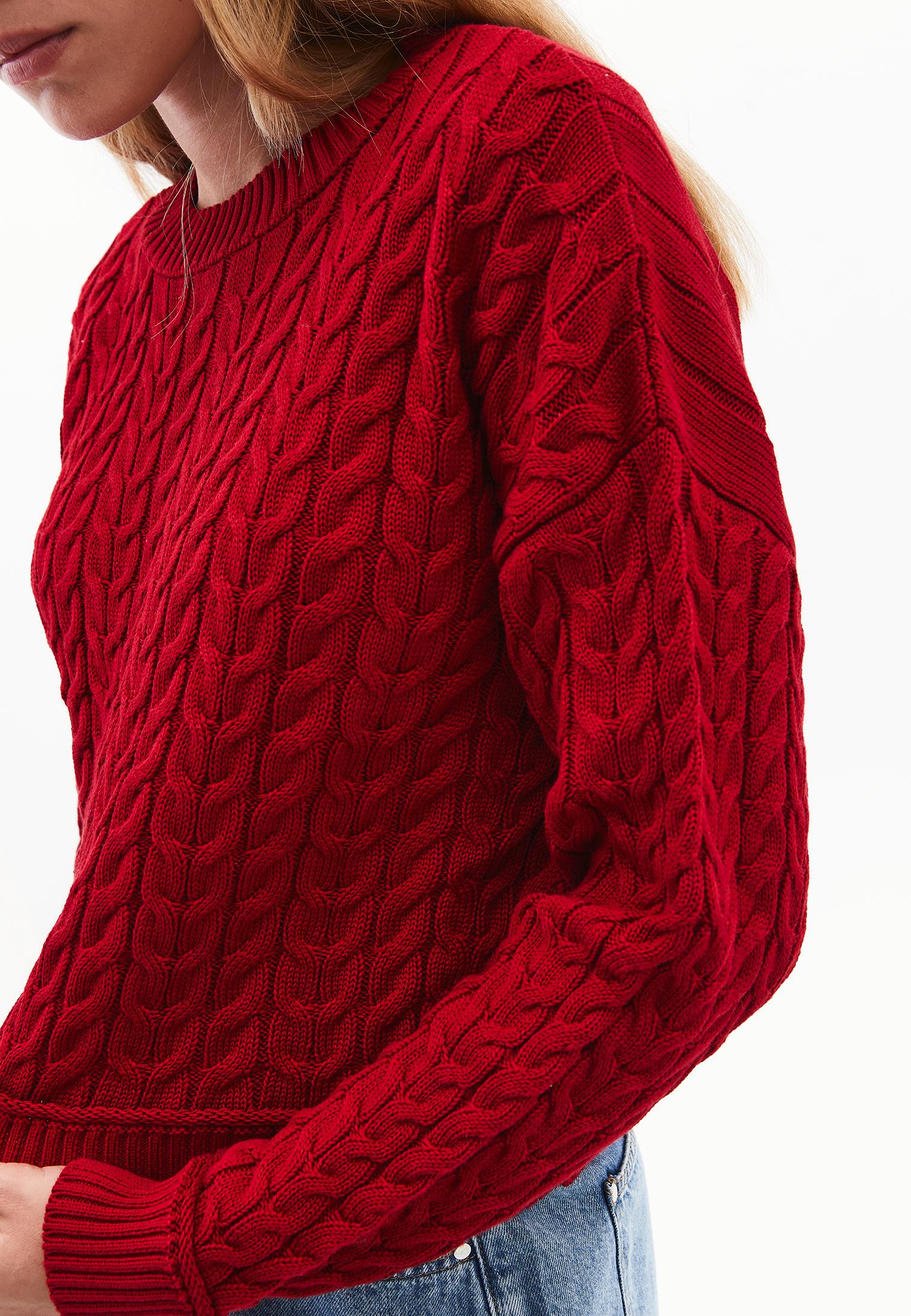 Sweater With Knitted Details - EMBOLDENED