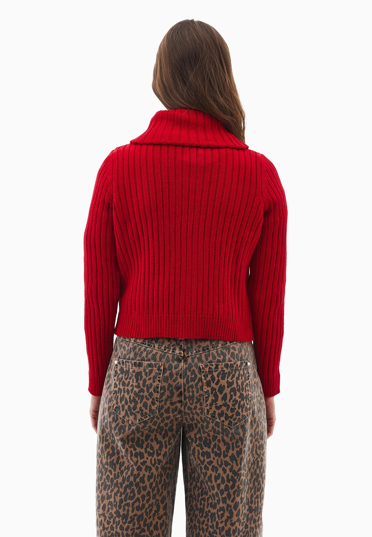 Soft Knit Cardigan With Raglan Sleeves - EMBOLDENED