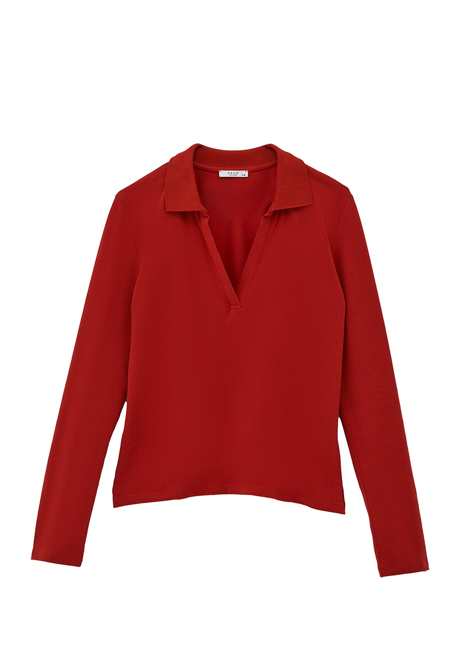 Standard Polo Collar T-Shirt With Slit Detail - EMBOLDENED