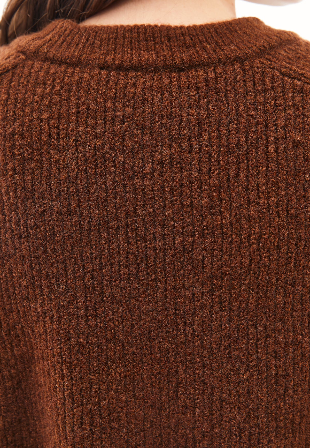 Crew Neck Long Sleeve Sweater - EMPERADOR