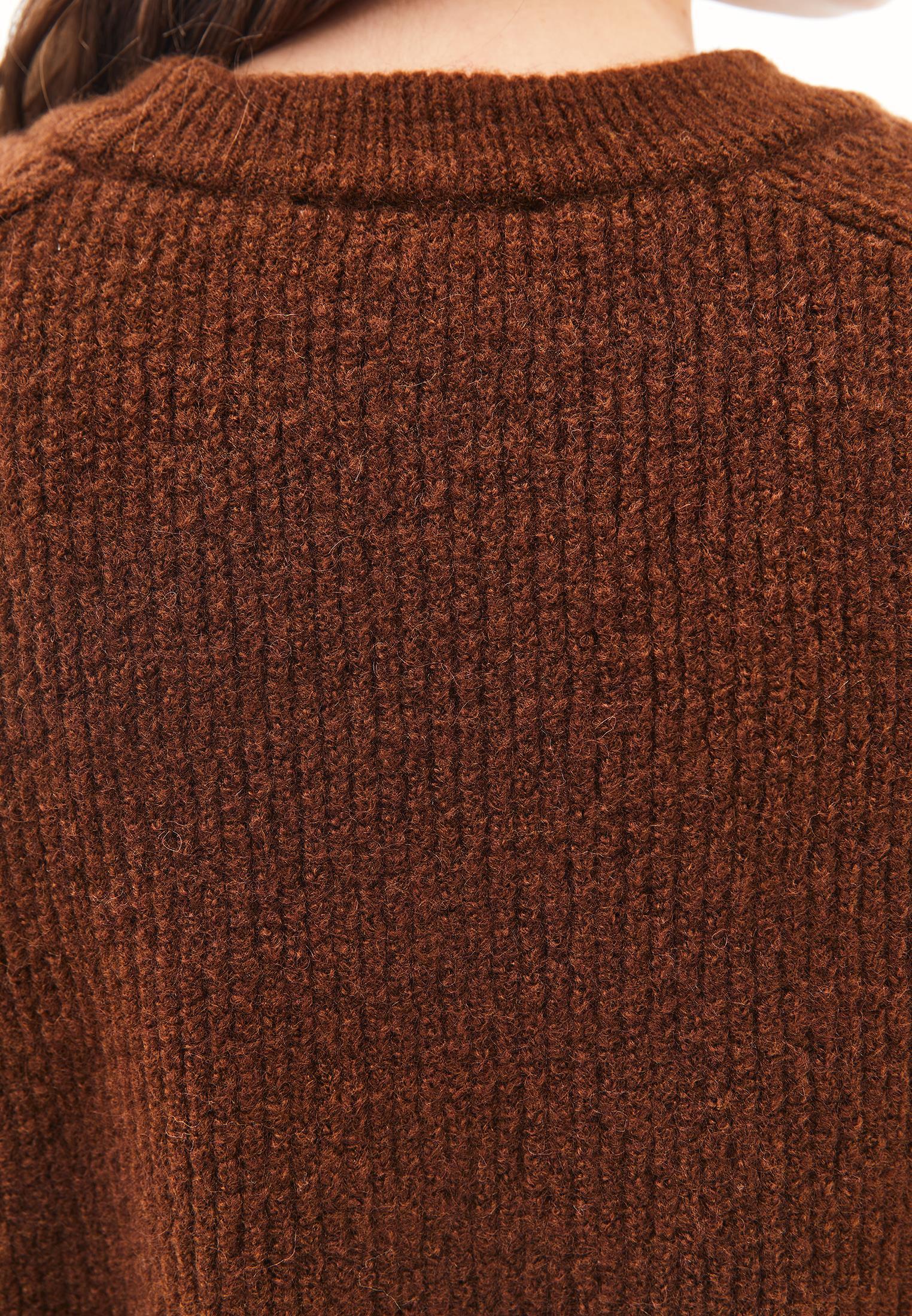 Crew Neck Long Sleeve Sweater - EMPERADOR