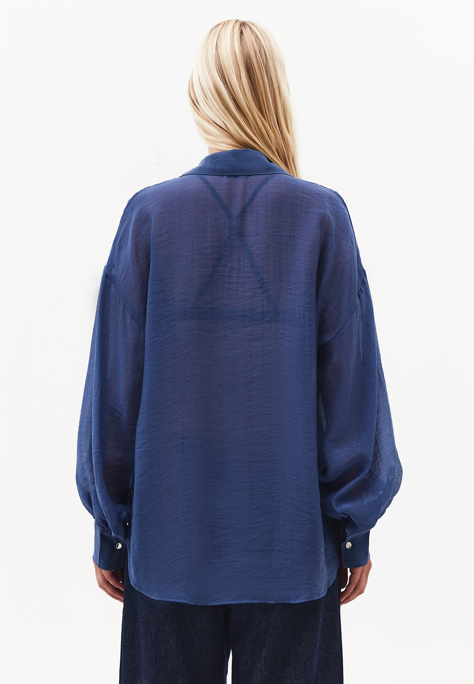 Shirt With Button And Pocket Detail - ENSIGN BLUE