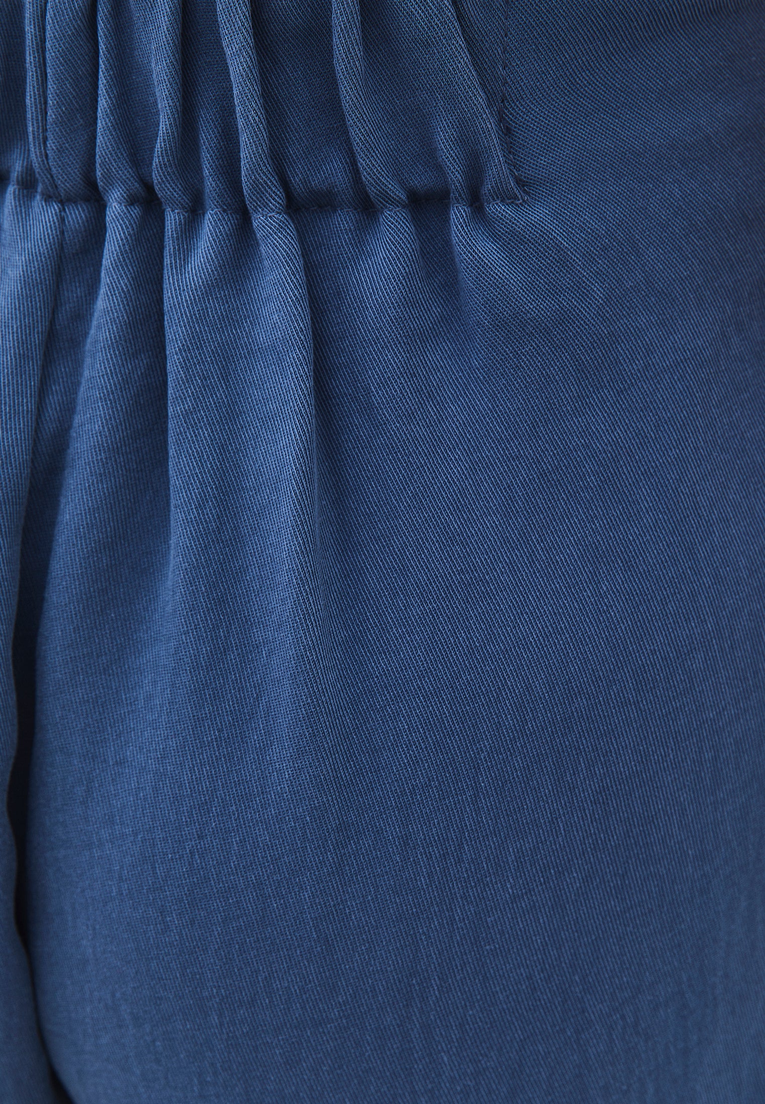 Pleated Ultra High Waist Wide Leg Pants - ENSIGN BLUE