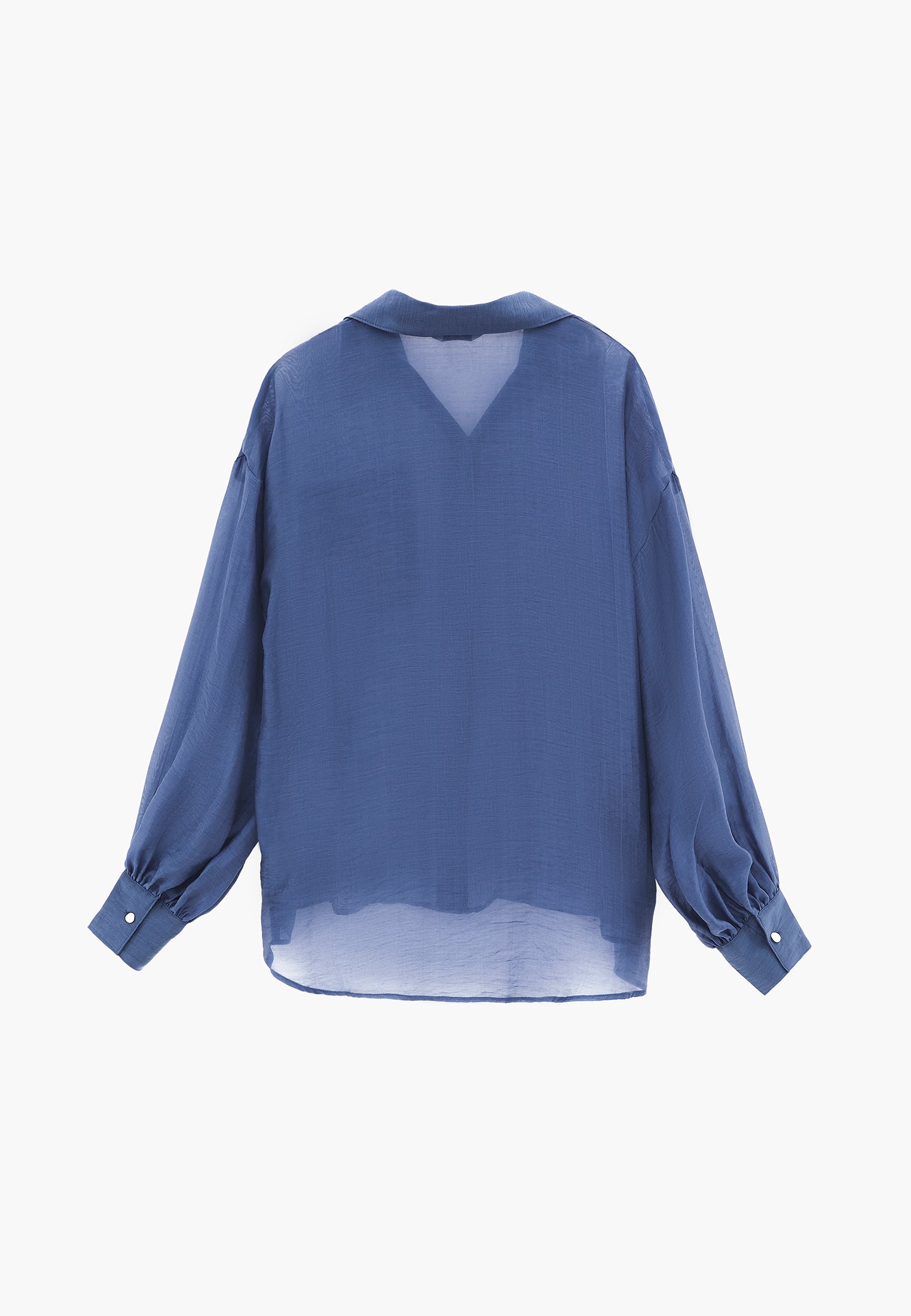Shirt With Button And Pocket Detail - ENSIGN BLUE
