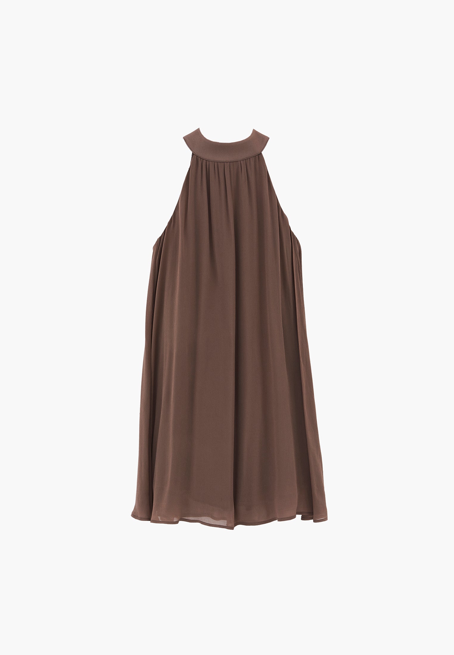 Halterneck Tie Short Women's Dress - FALCON