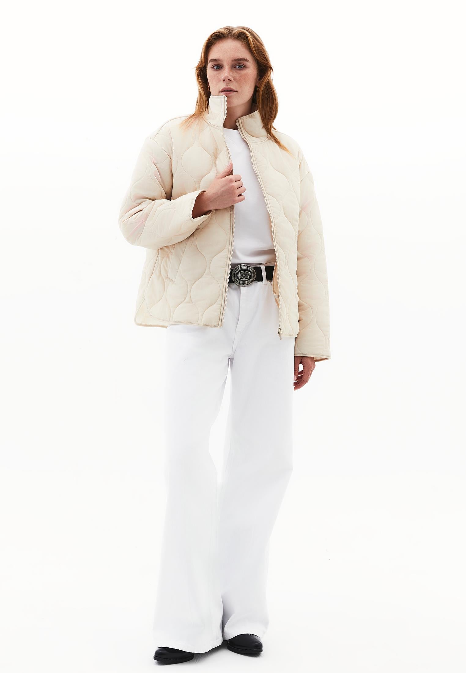 Jacket With Pocket Detail - FEATHER GRAY