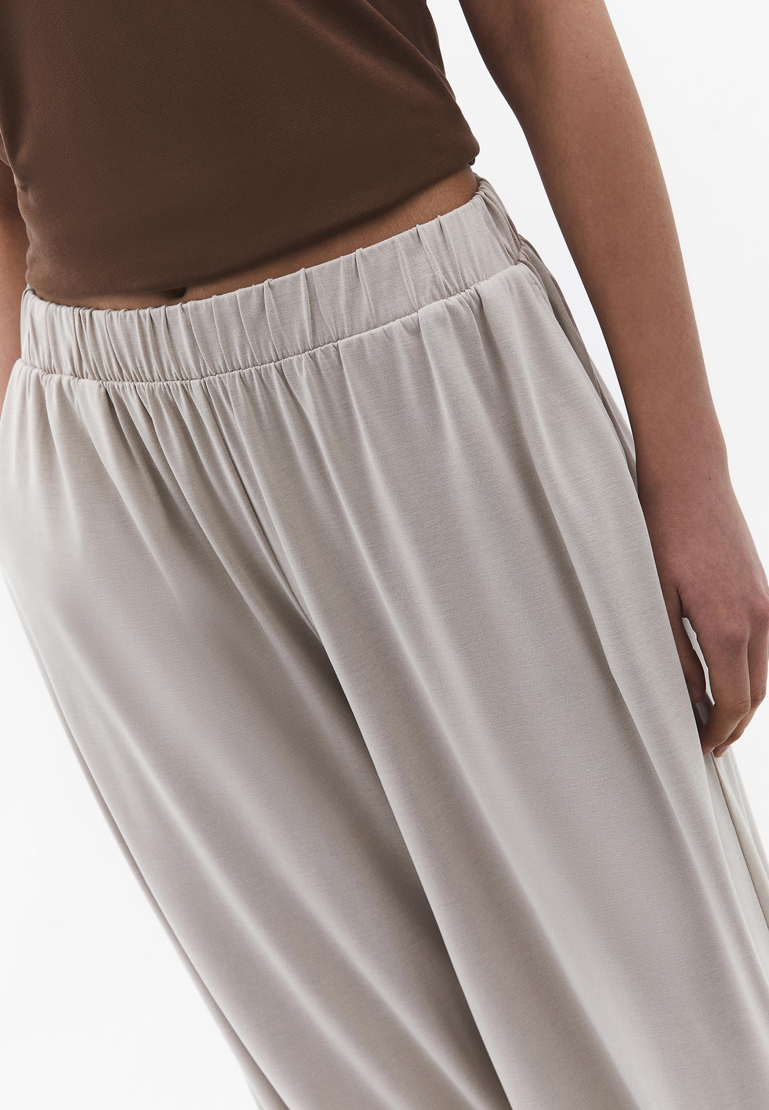 Balloon Form High Waist Jogger Pants - FEATHER GRAY