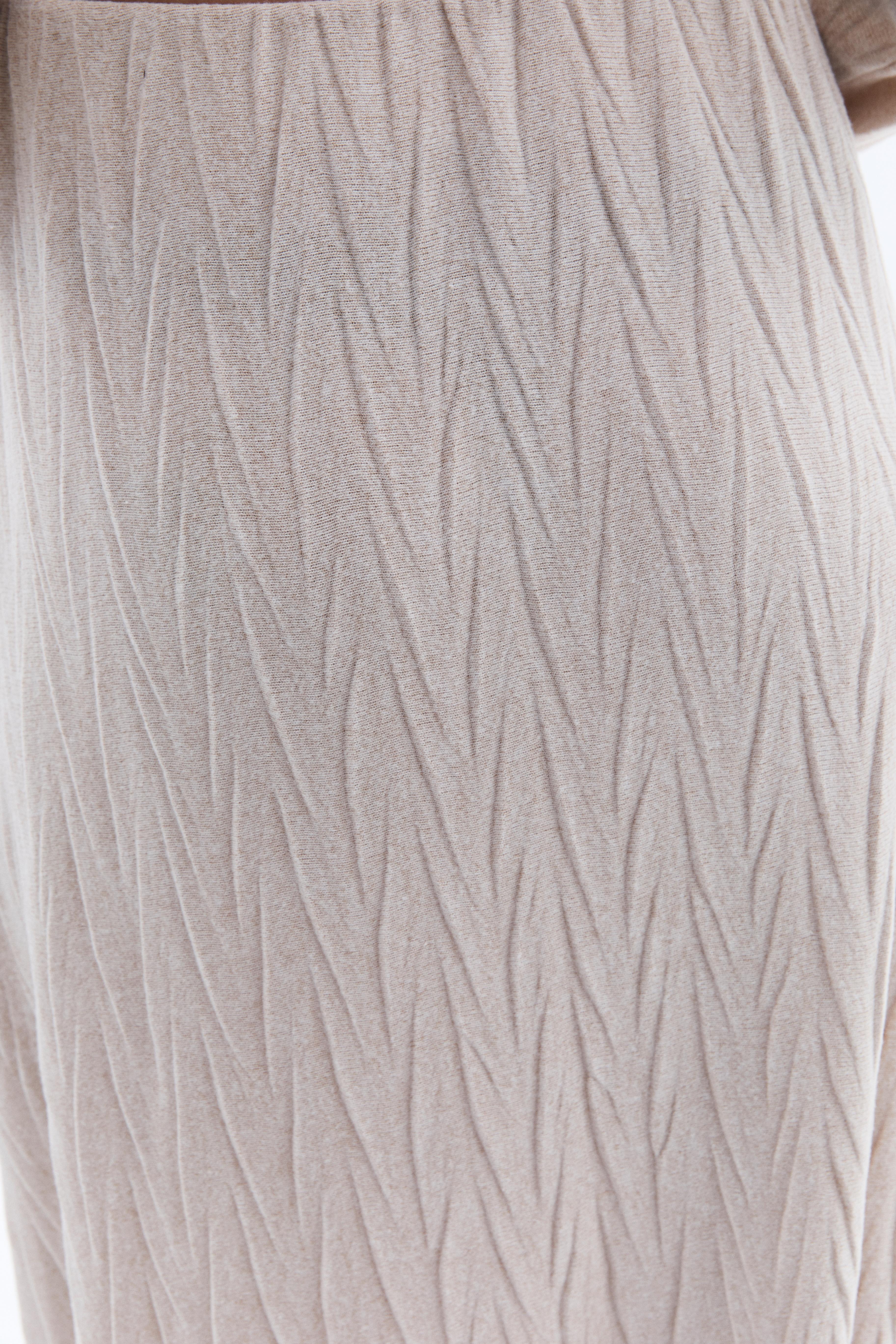 Midi Flared Skirt - FEATHER GRAY