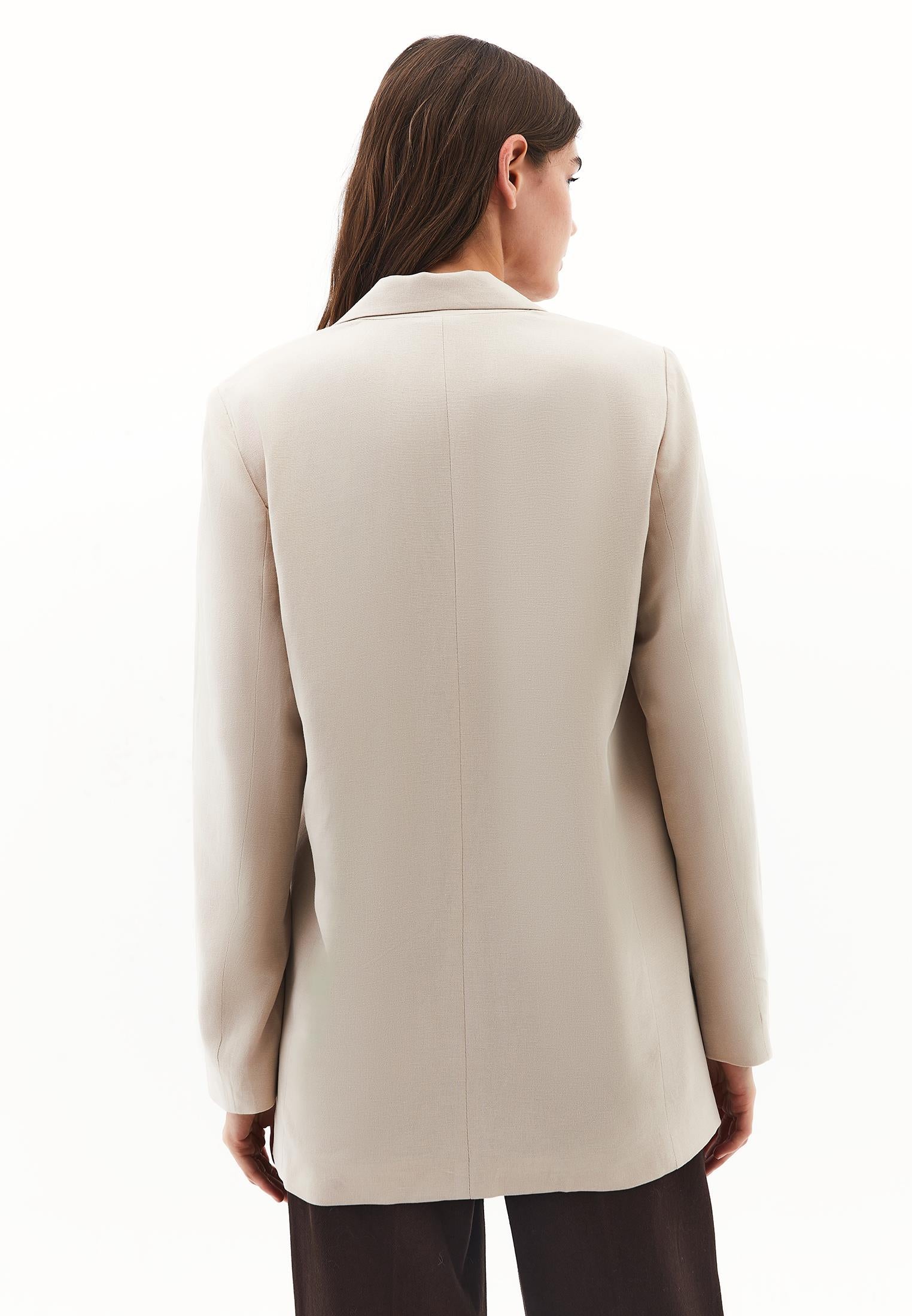 Oversize Blazer Jacket - FEATHER GRAY