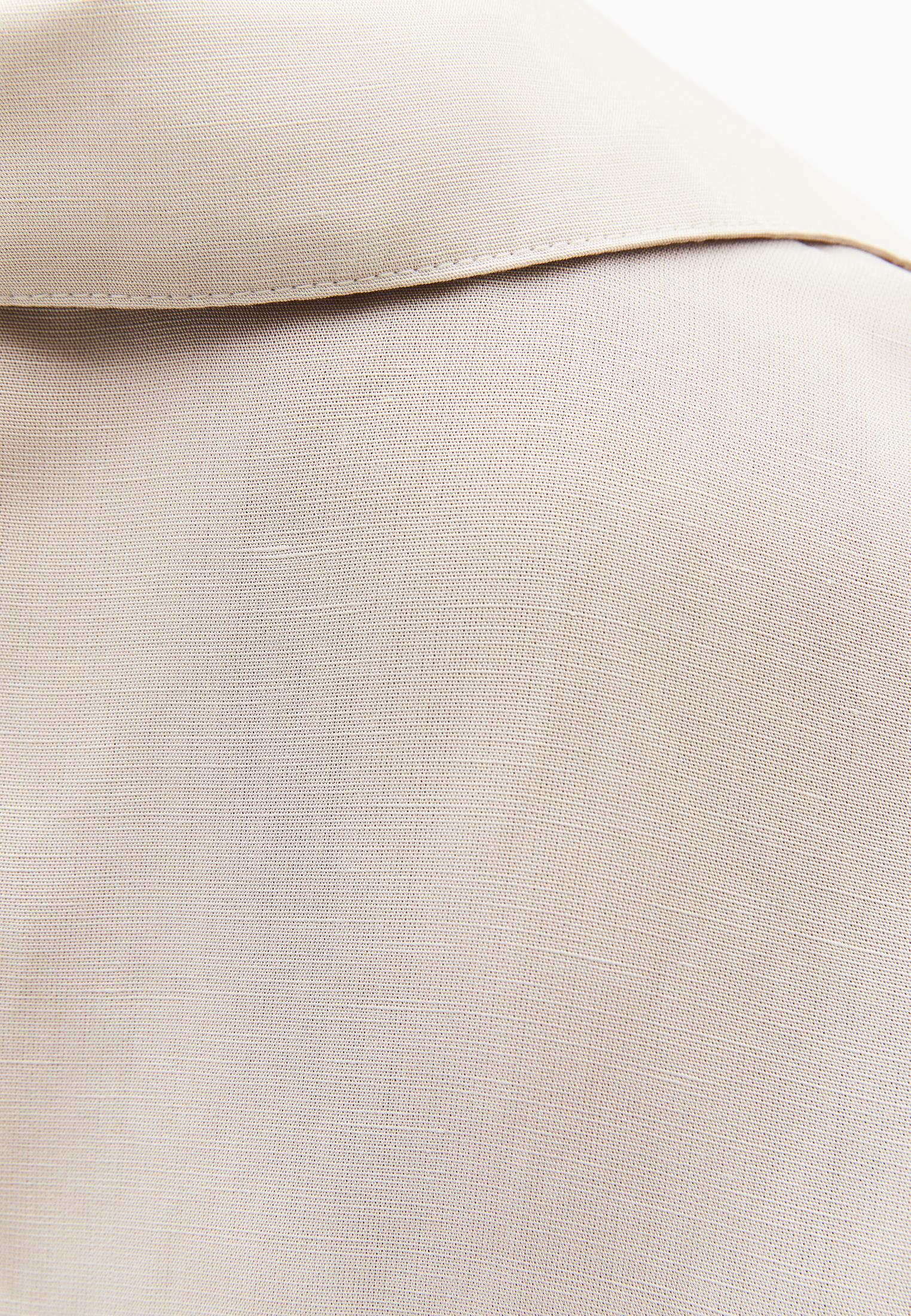 Polo Neck Batwing Sleeve Oversize Blouse - FEATHER GRAY