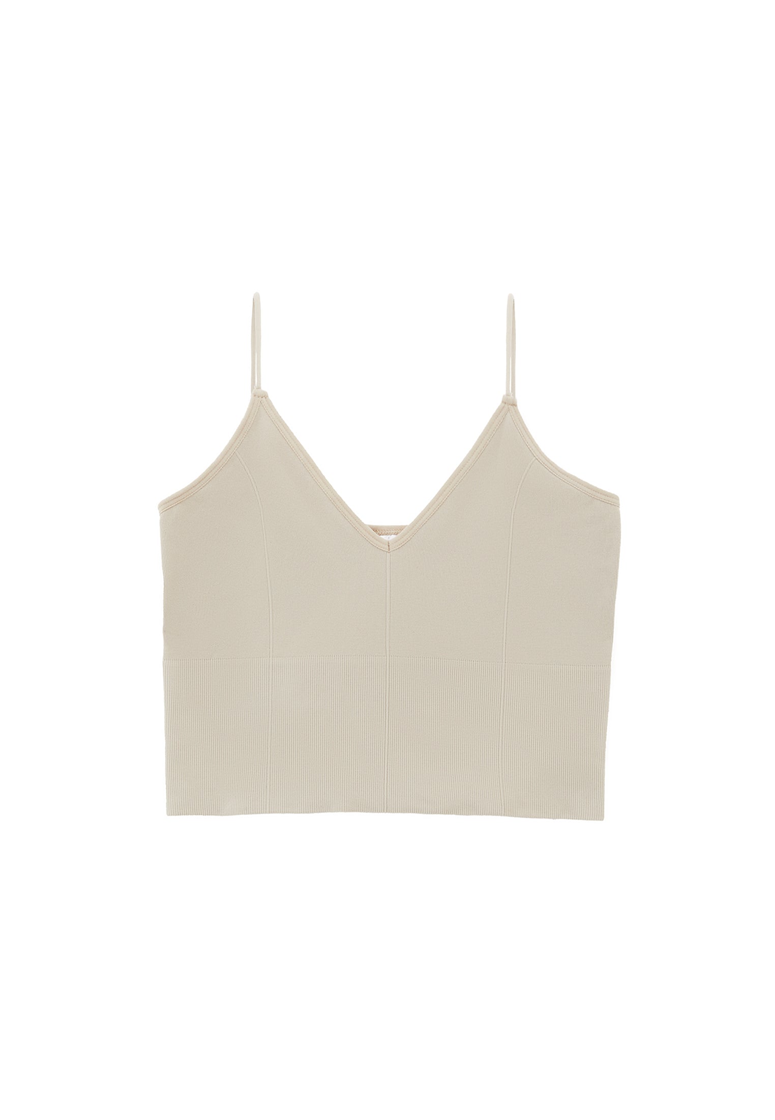 V Neck Tank Top - FEATHER GRAY