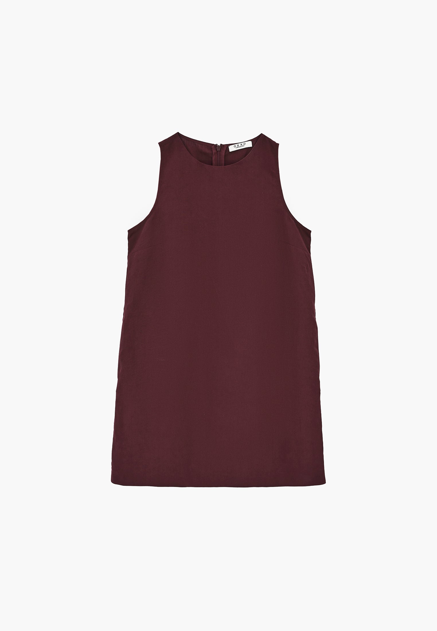 Buttoned Short Sleeve A-Line Women's Dress - FIG