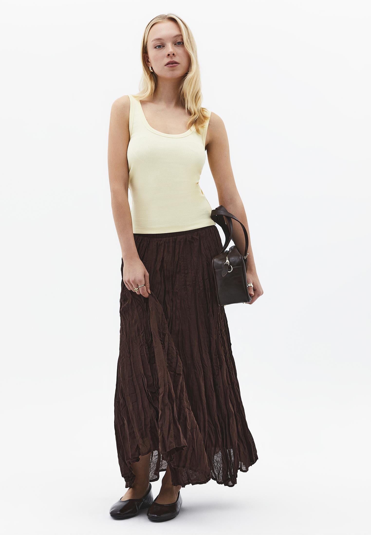 U Neck Tank Top - FLAN