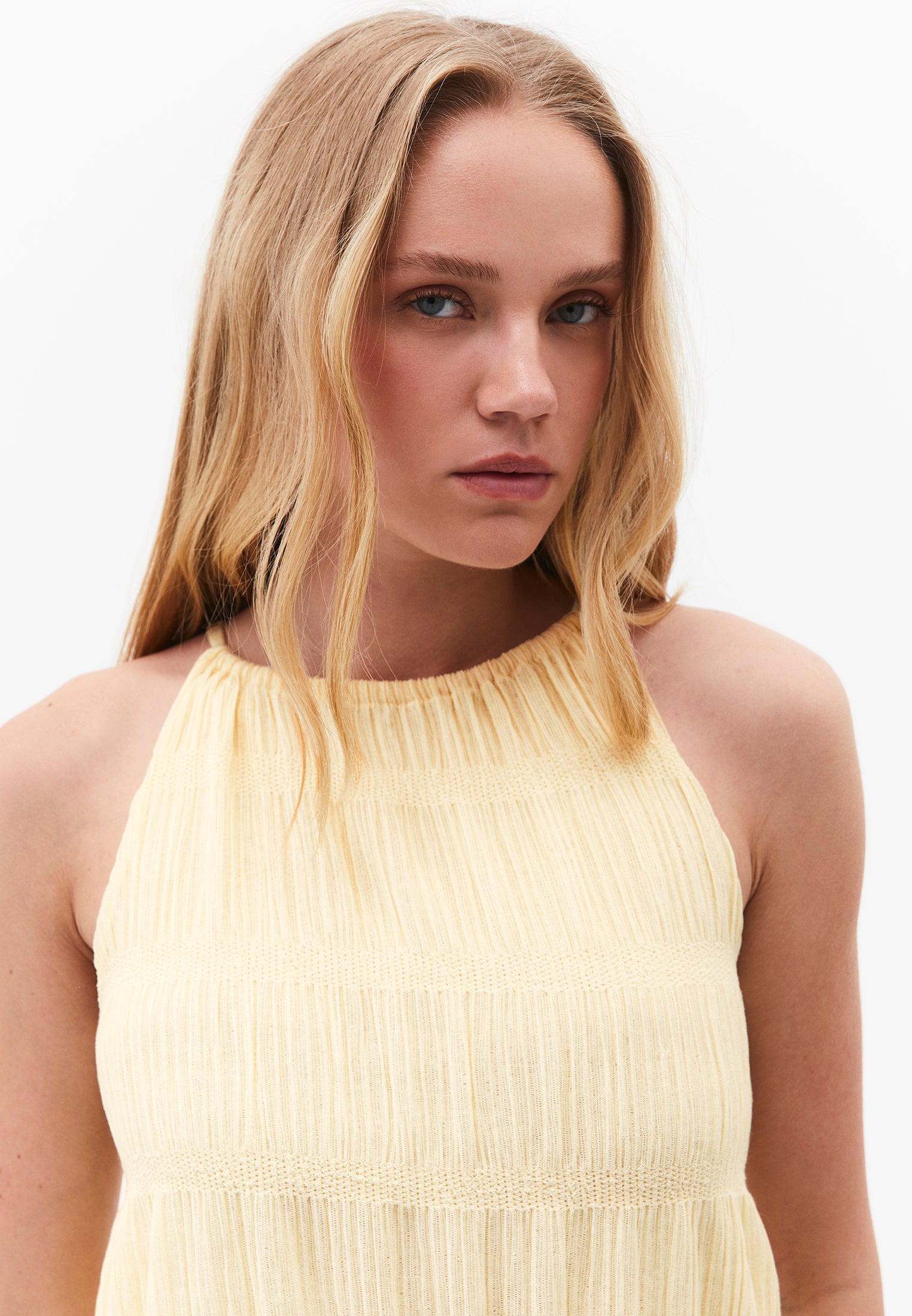 Sleeveless Halter Neck Blouse - FLAN