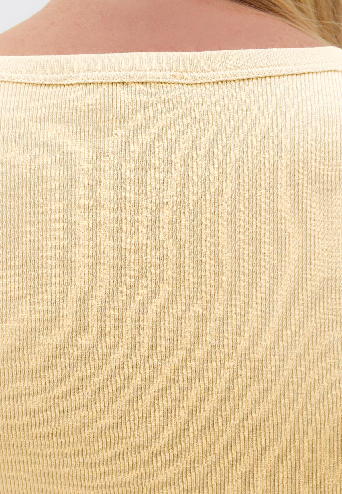 U Neck Bodycon T-Shirt - FLAN
