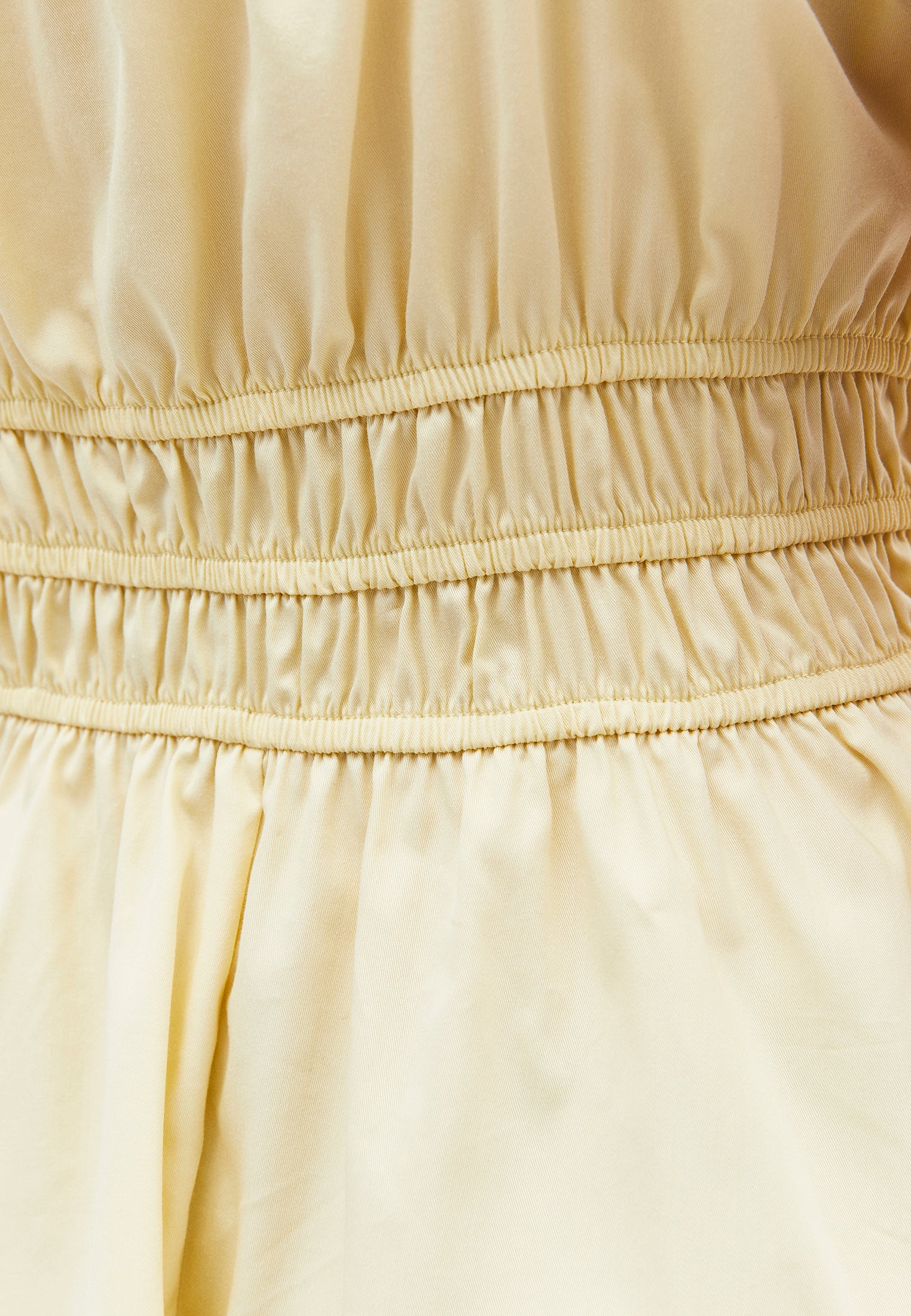 Strappy Square Neckline Short Dress With Bow And Gathered Details - FLAN