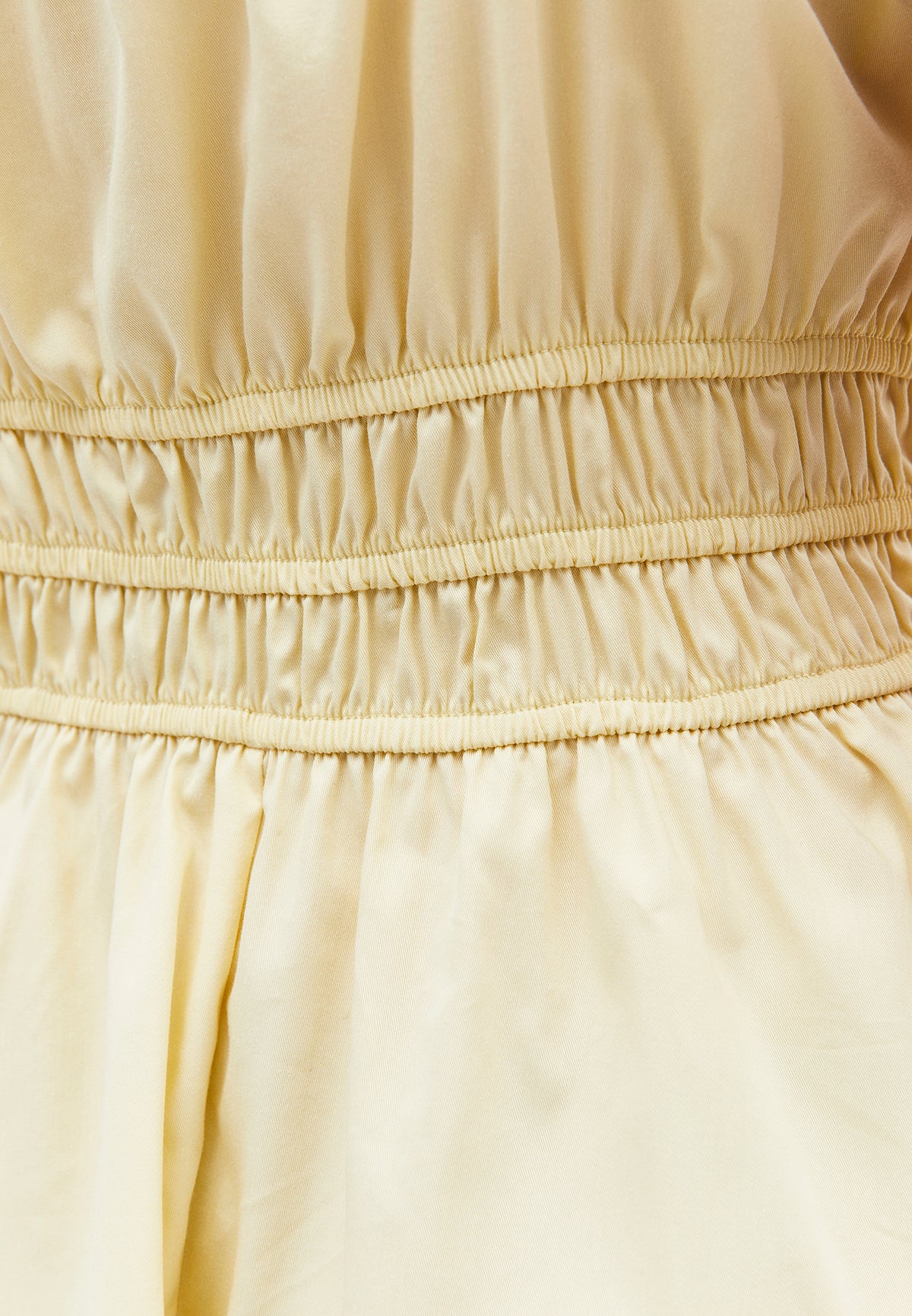 Strappy Square Neckline Short Dress With Bow And Gathered Details - FLAN