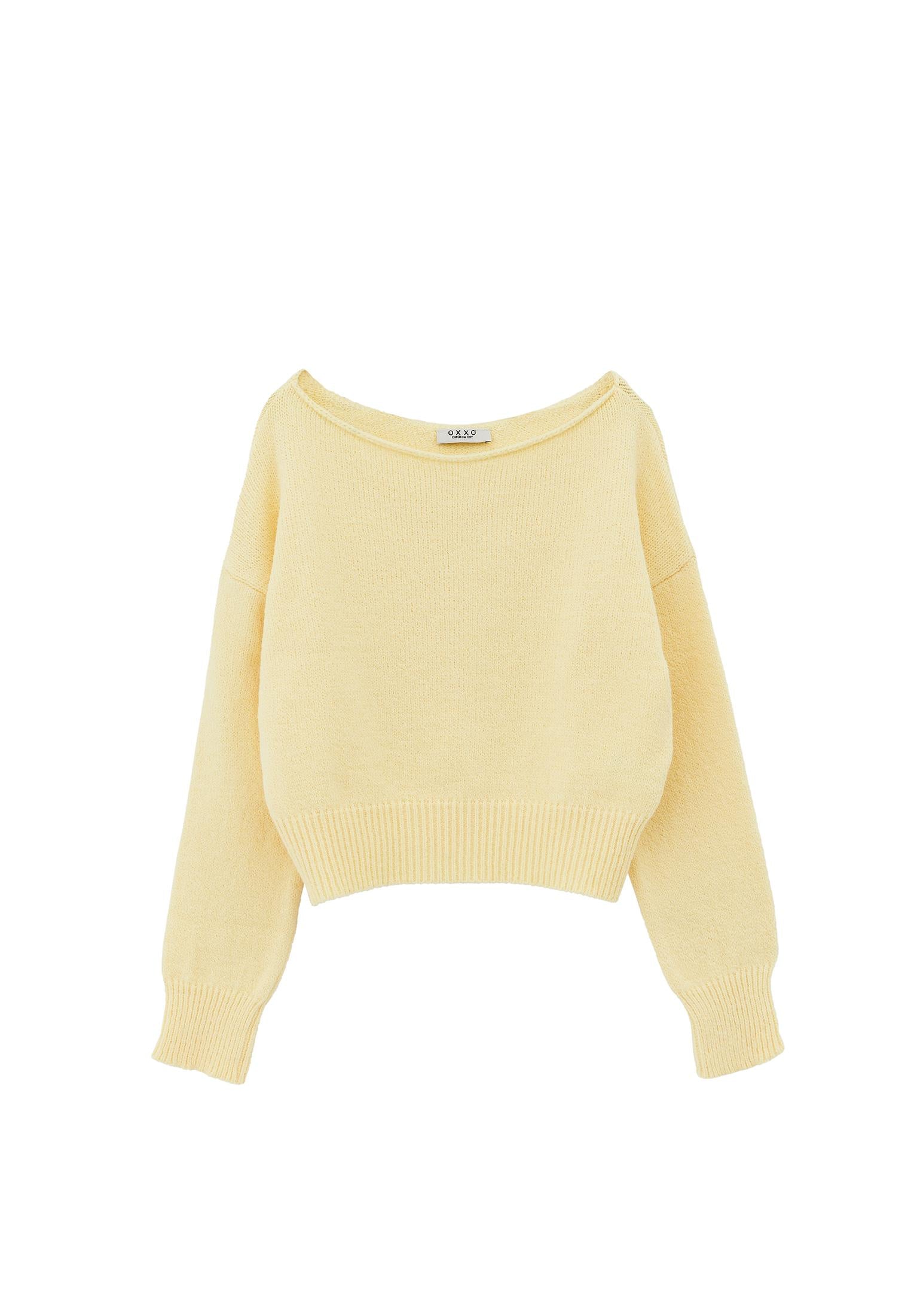 Boat Neck Sweater - FLAN