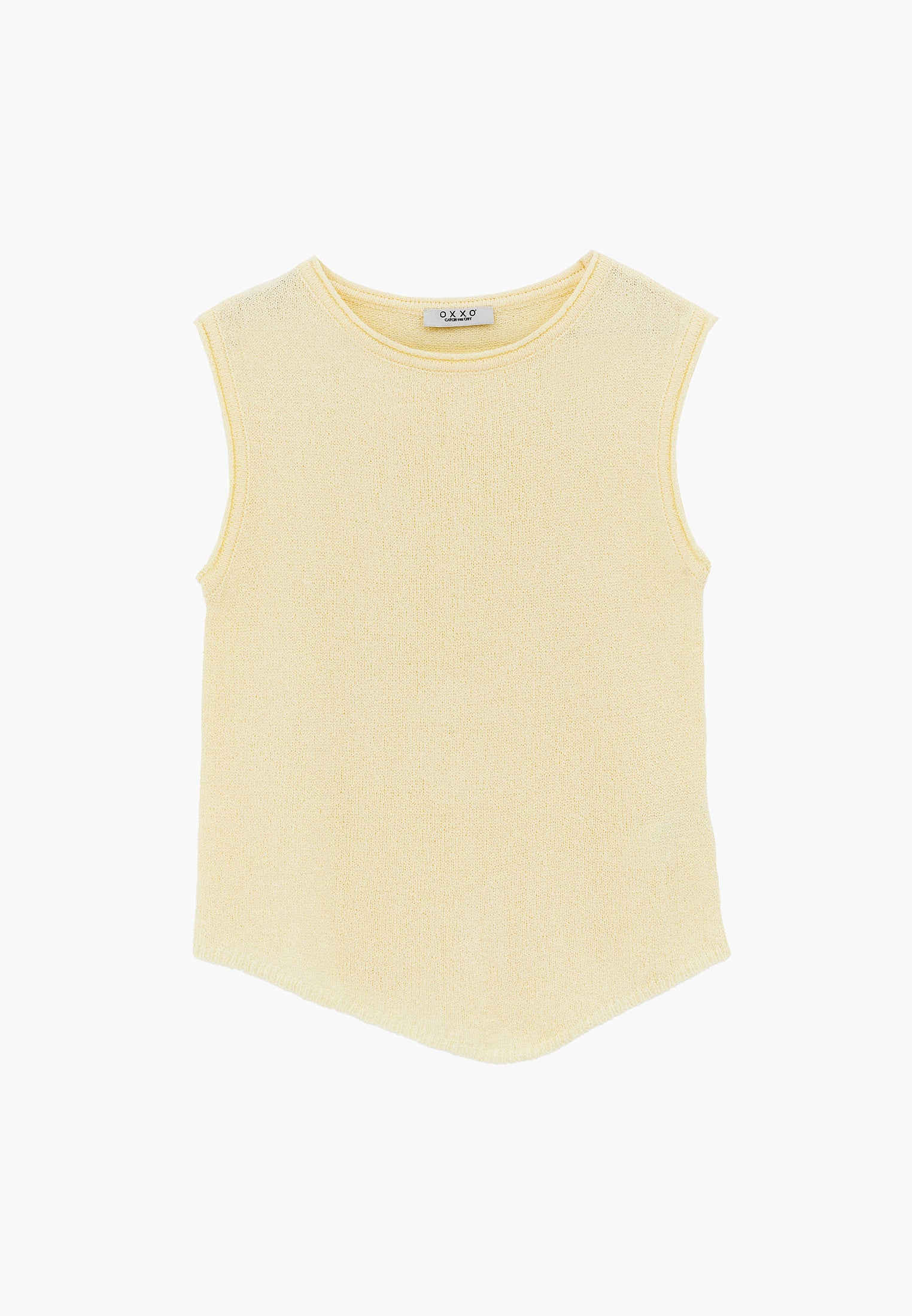 Asymmetric Tunic Knit Tank - FLAN