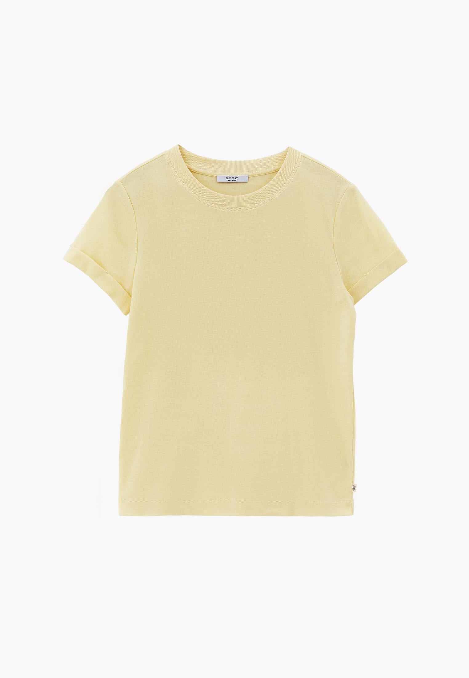 Crew Neck Short Sleeve T-Shirt - FLAN
