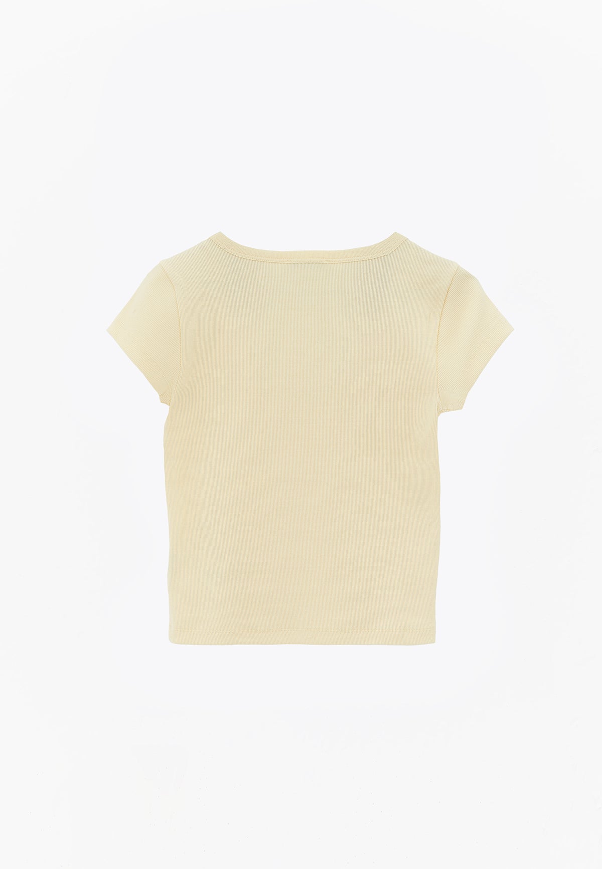 U Neck Bodycon T-Shirt - FLAN