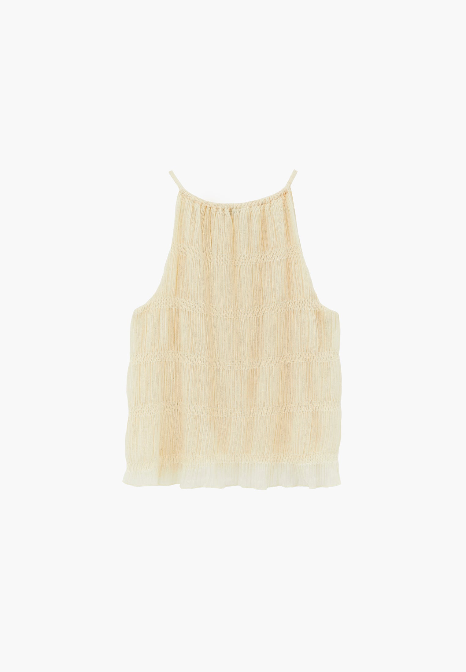 Sleeveless Halter Neck Blouse - FLAN