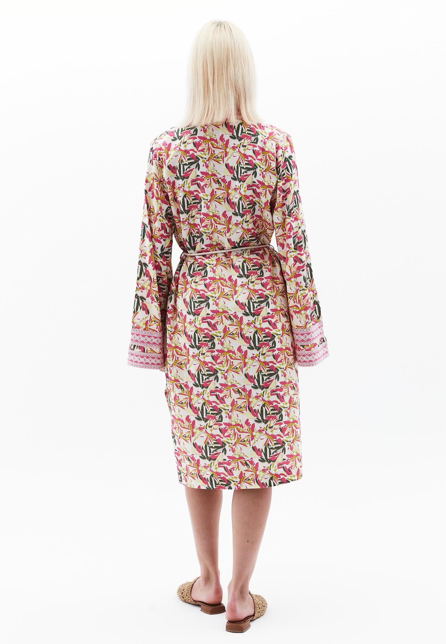 Long Kimono - FLORAL COMB