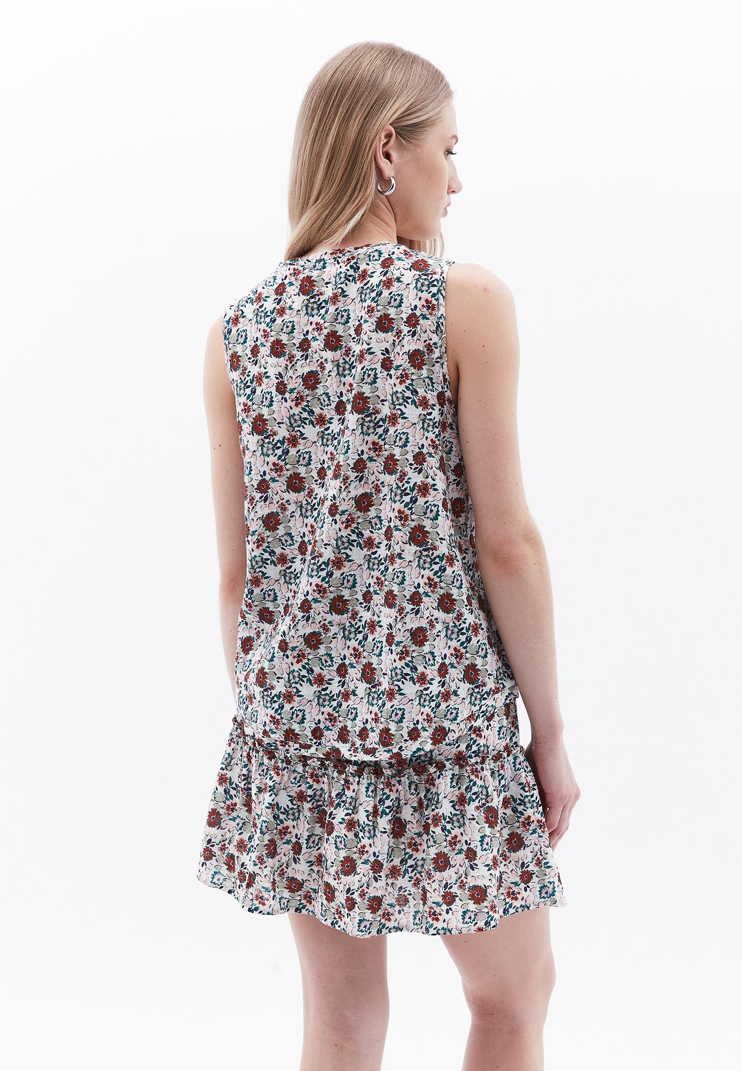 V Neck Tank Top - FLORAL PRINT