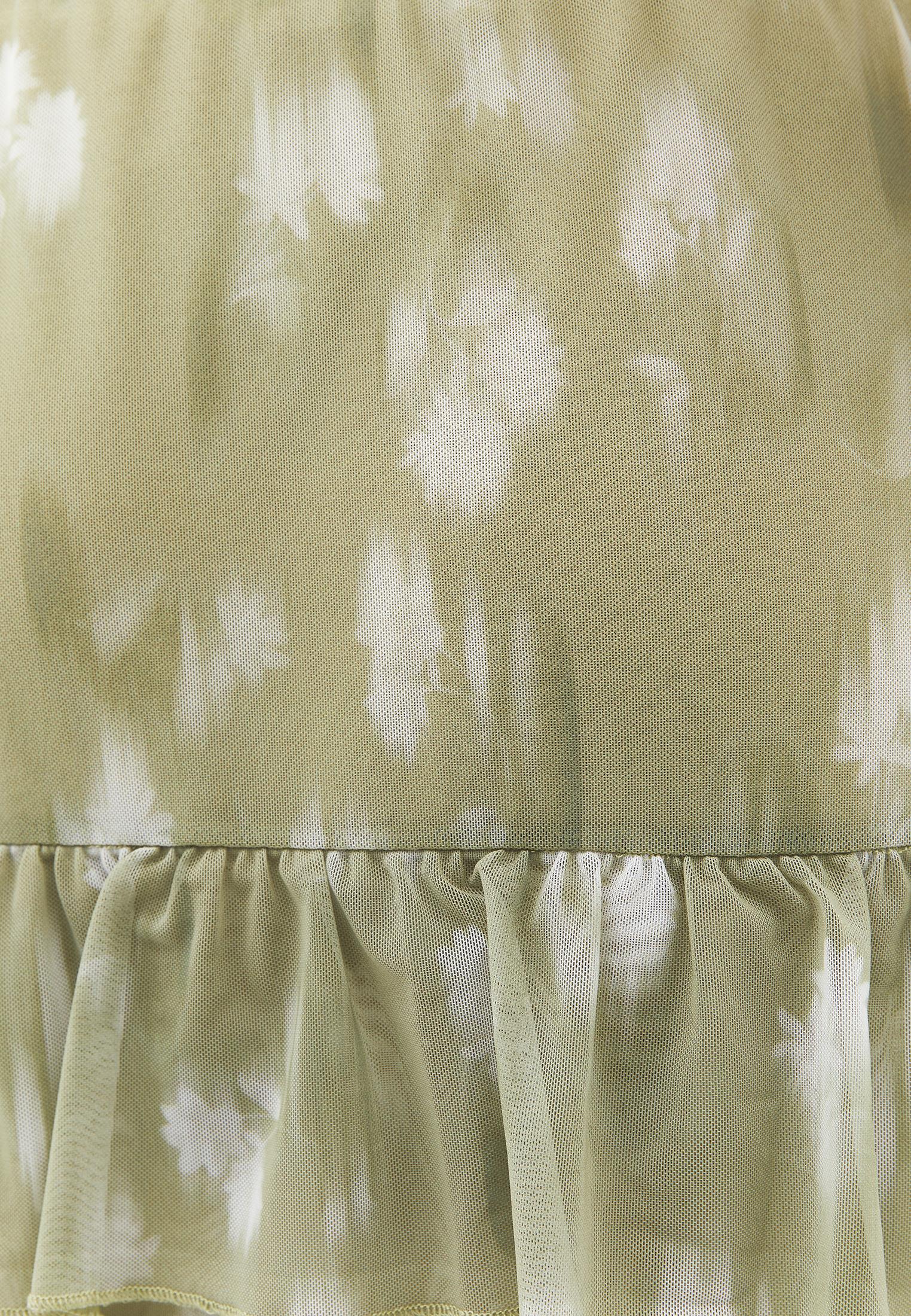 Long High Waist Printed Ruffled Skirt - FLOWER COMB
