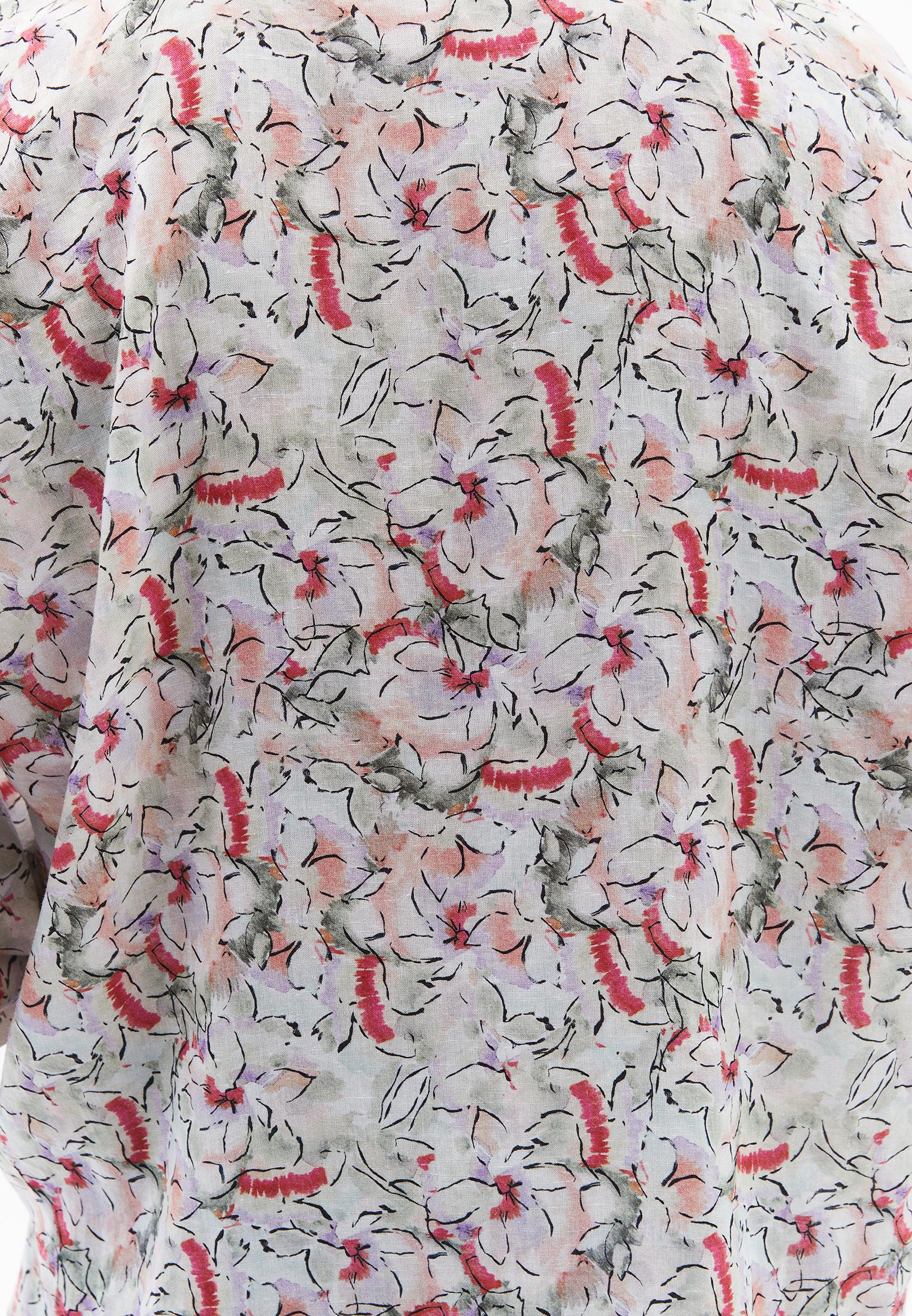 Oversize Linen Blouse - FLOWER COMB