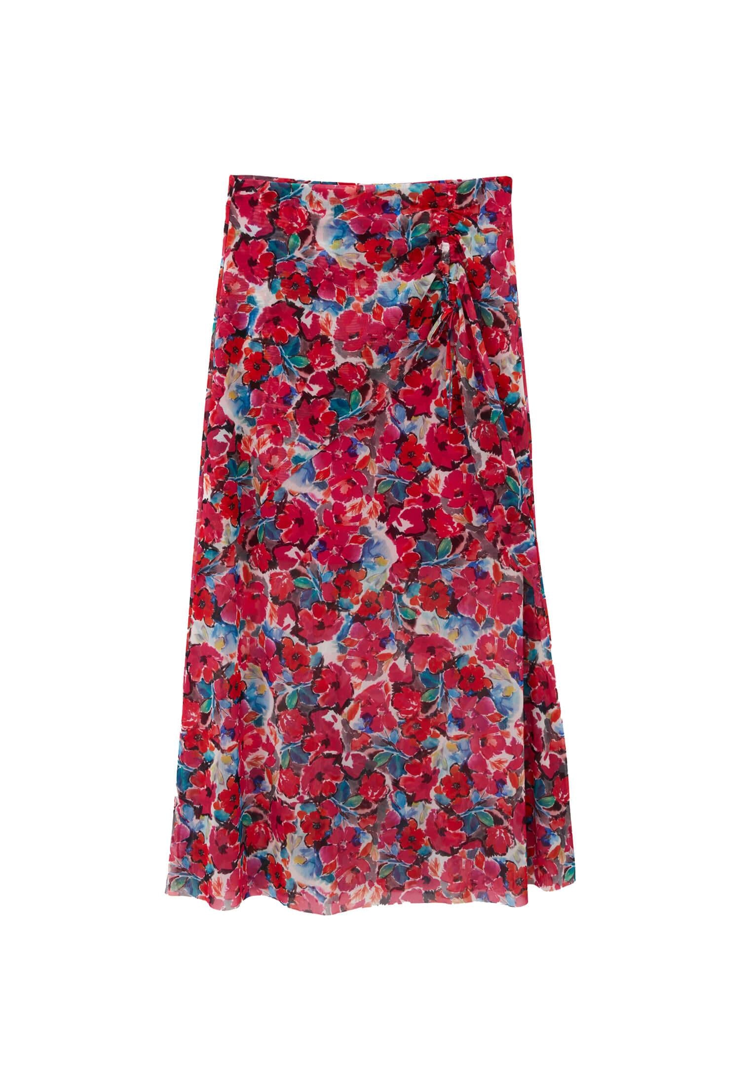 High Waist Skirt - FLOWER COMB