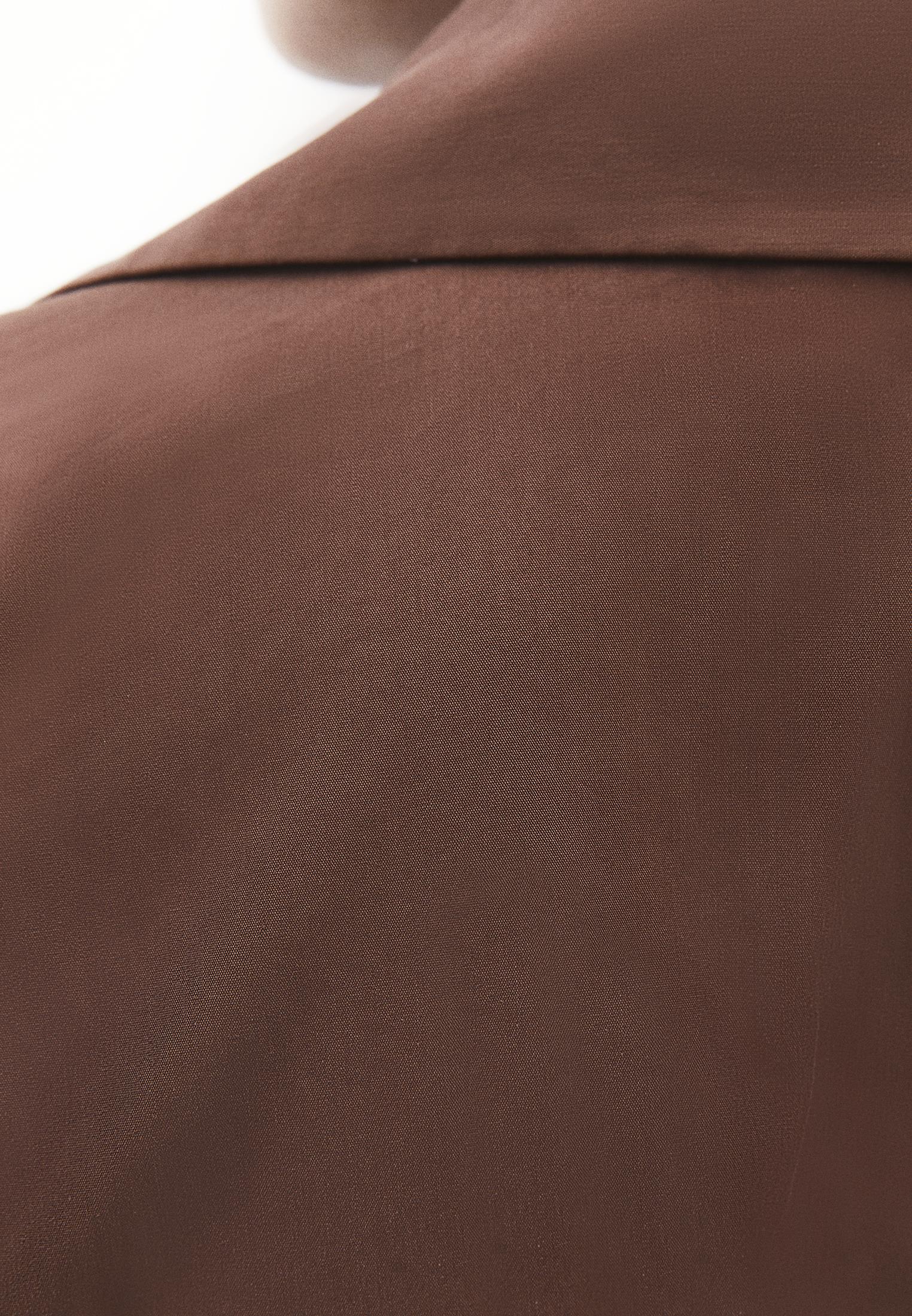 Shirt Collar Belt Detailed Long Dress - FONDUE FUDGE