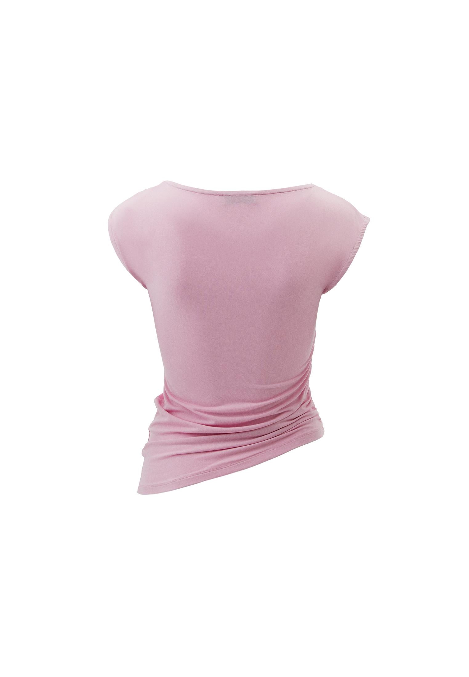 Asymmetric Blouse - FRAGRANT LILAC