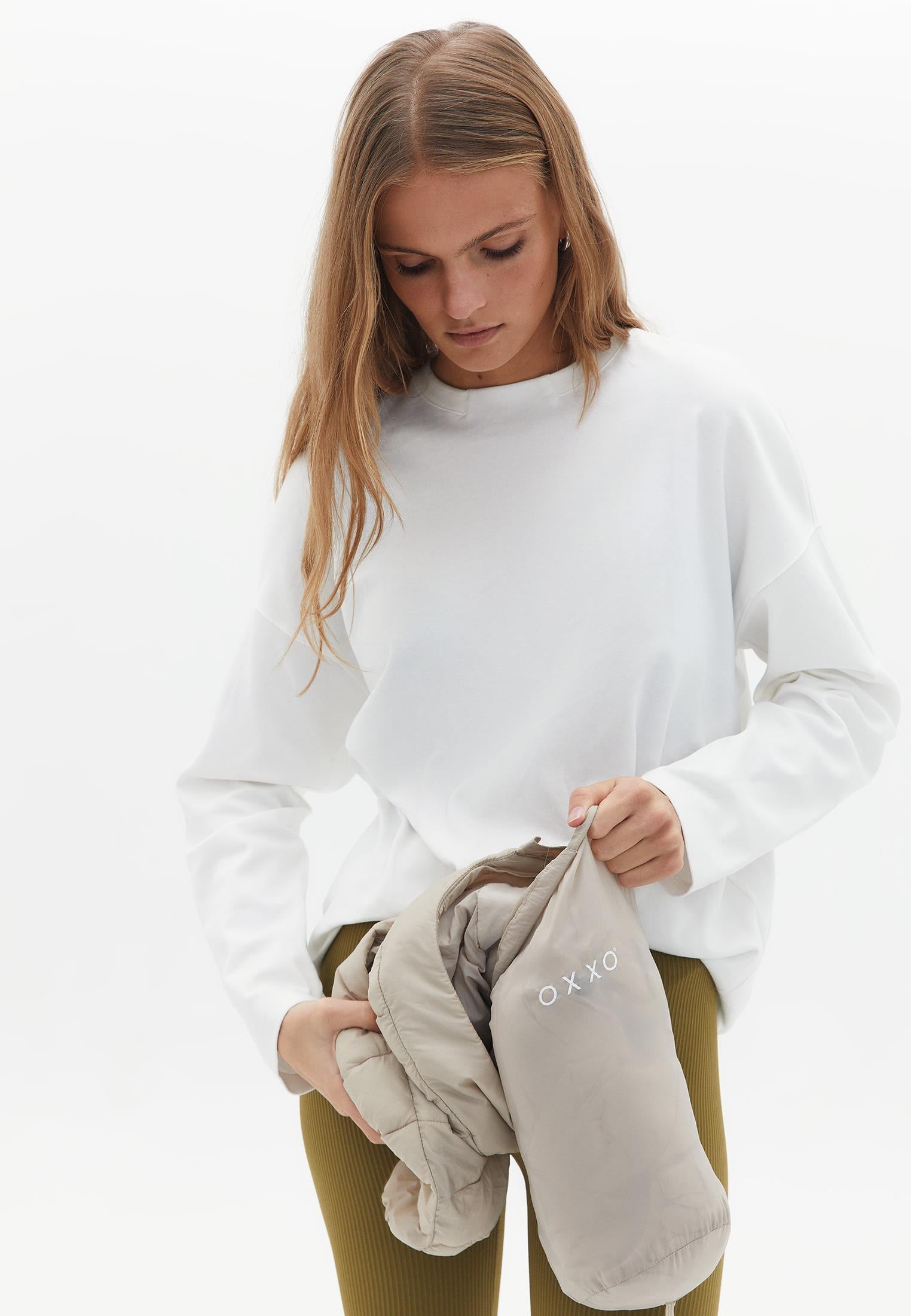 Raglan Sleeve And Hooded Long Sleeve Coat - FRENCH OAK