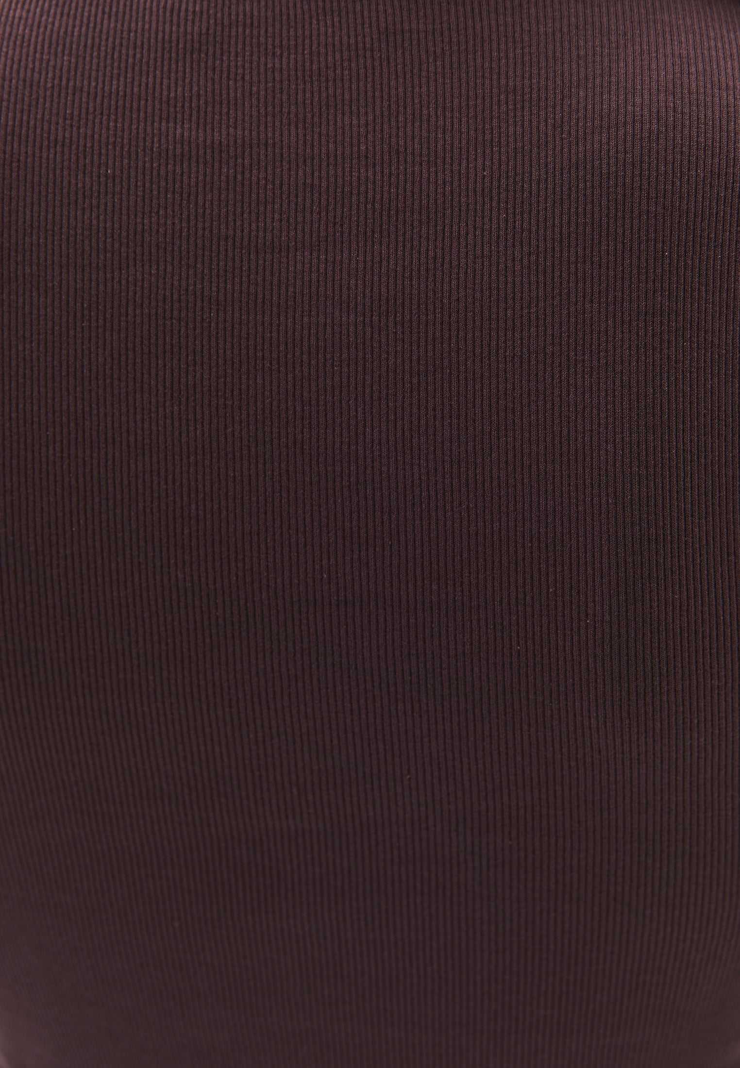 Sleeveless Tank Top With Crew Neck - FRENCH ROAST