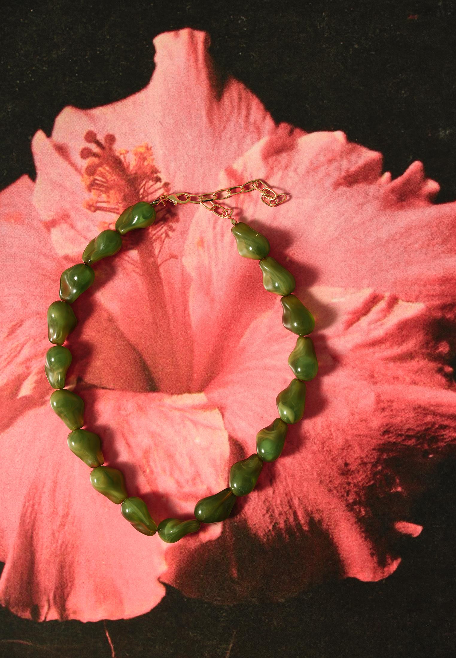 Necklace - GOLDEN LIME